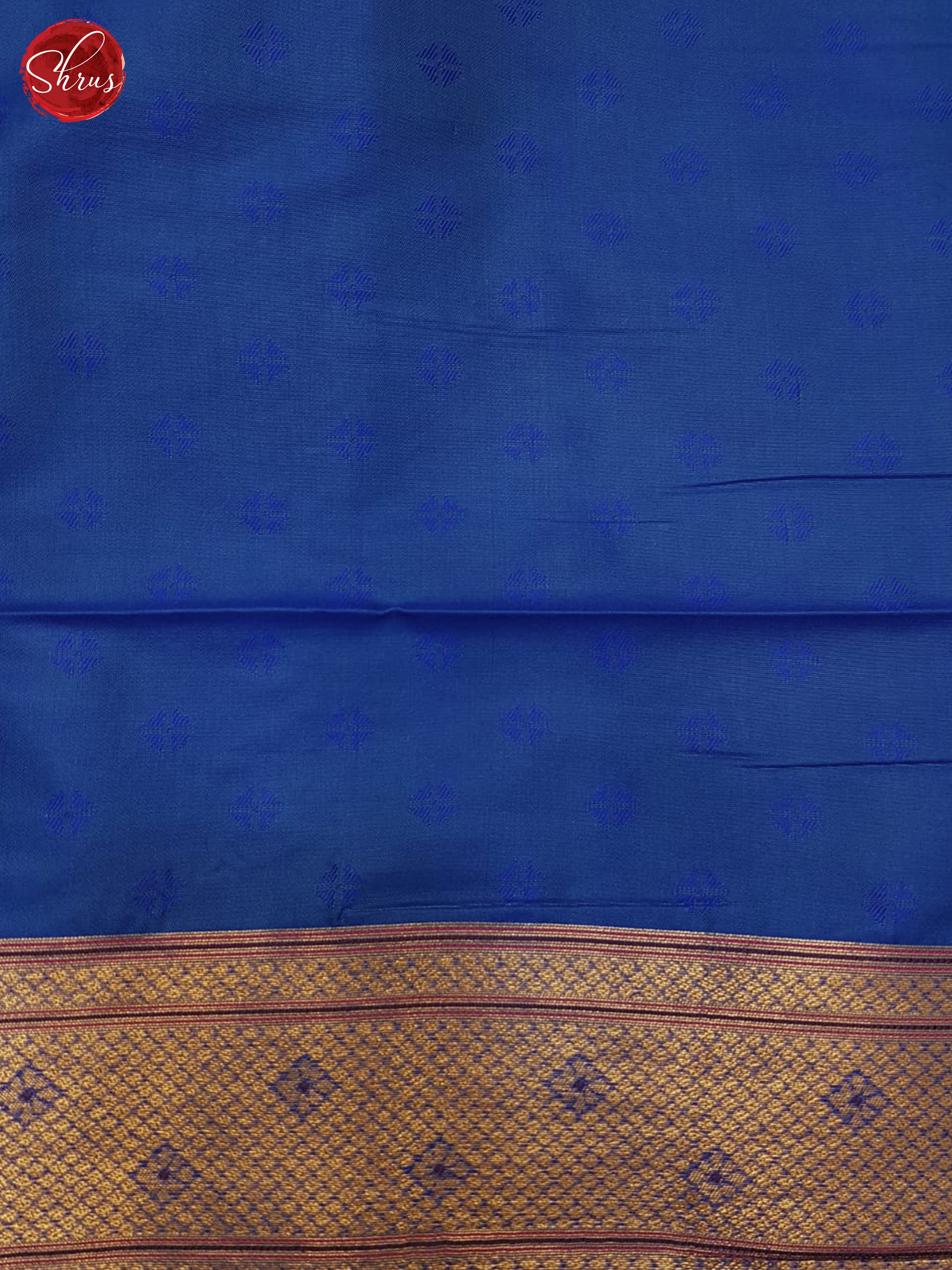 Green  & Blue - Semi Paithani  Saree - Shop on ShrusEternity.com