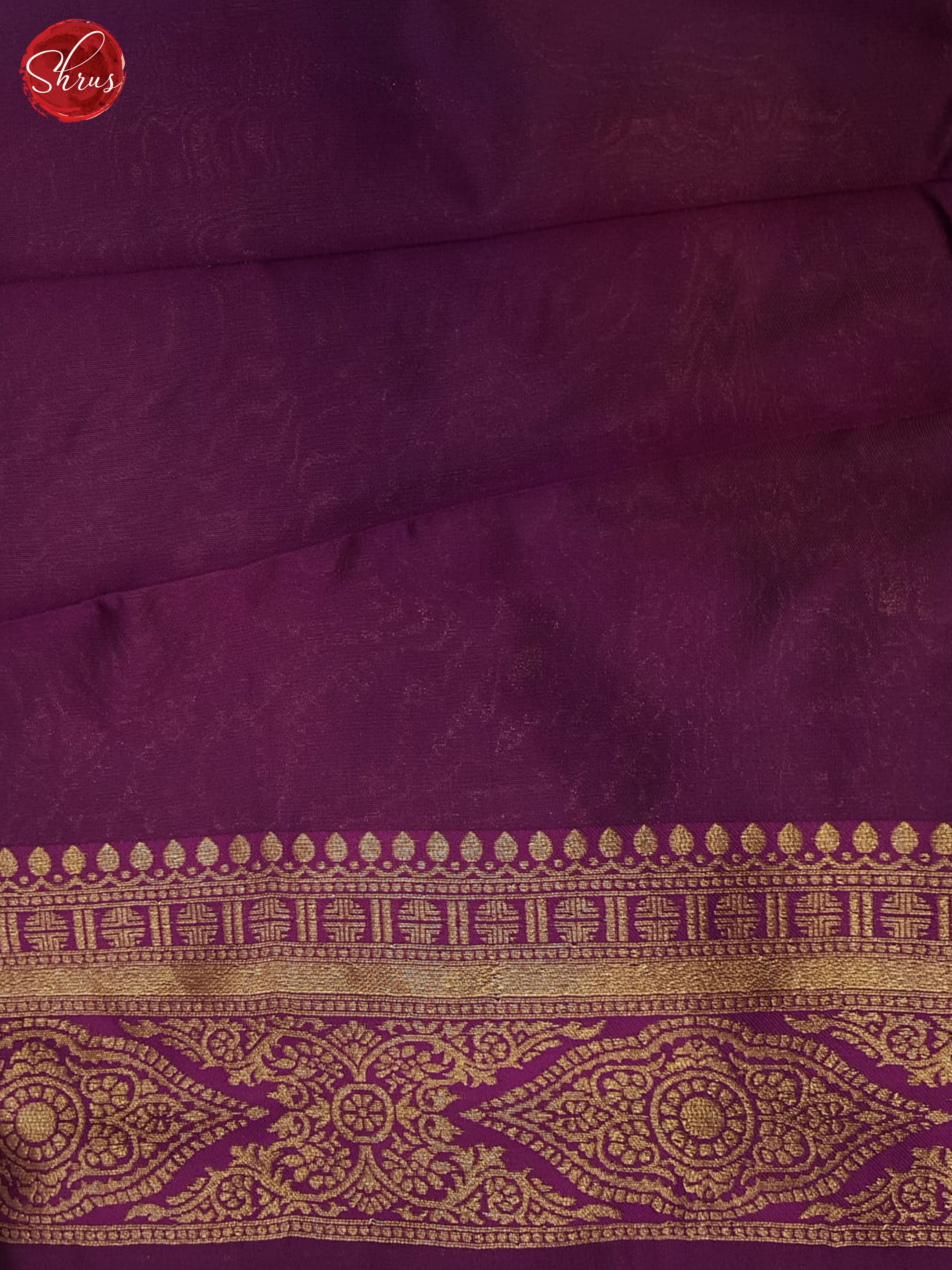 Blue & Purple- Semi Softsilk Saree - Shop on ShrusEternity.com