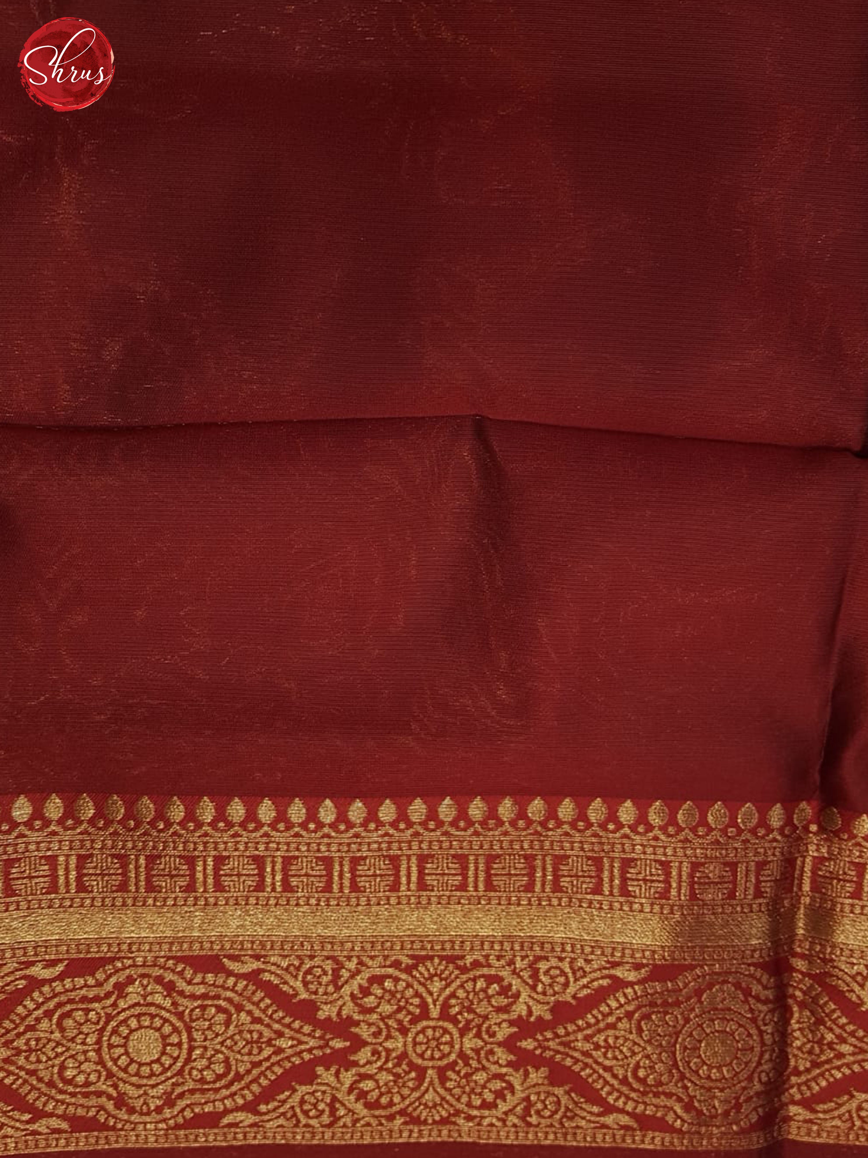 Blue And Red - Semi Softsilk Saree - Shop on ShrusEternity.com