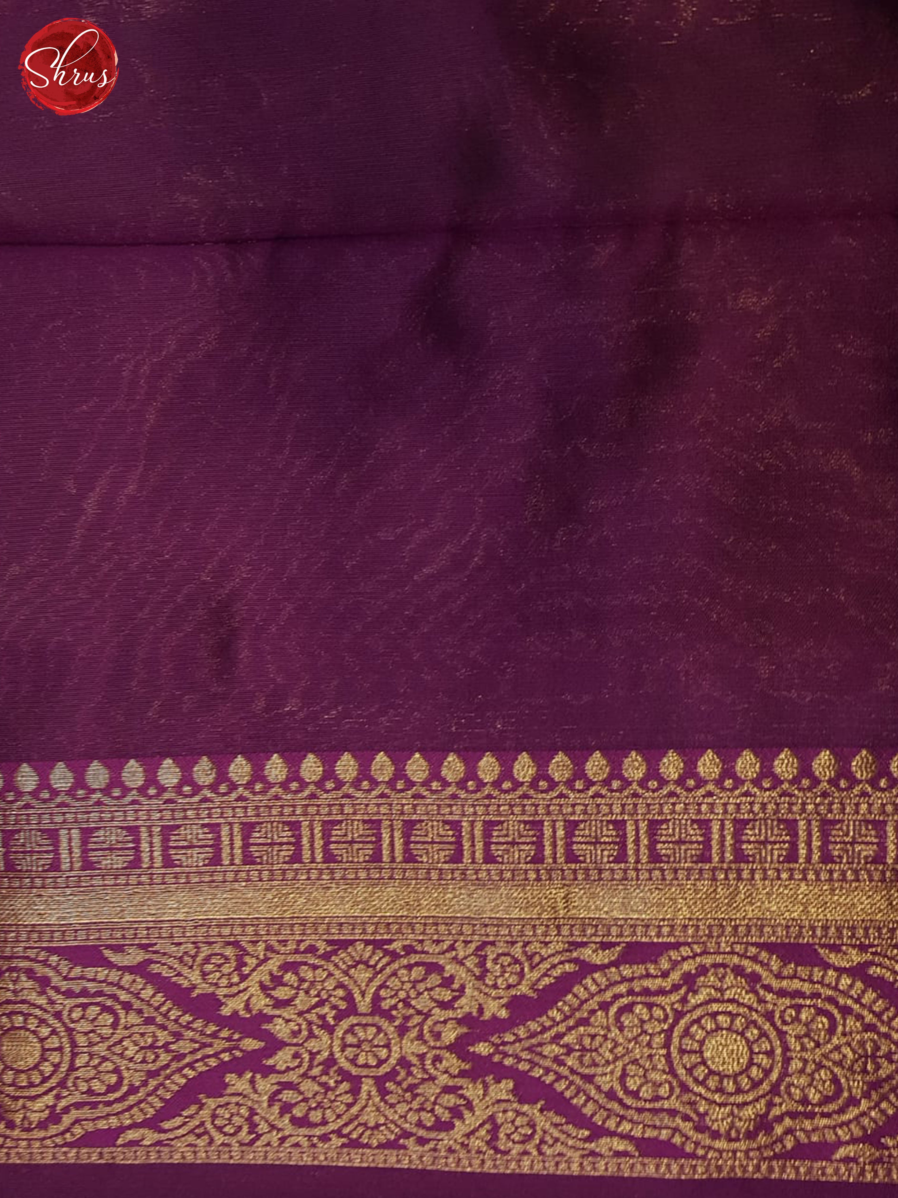 Green & Purple - Semi Softsilk Saree - Shop on ShrusEternity.com