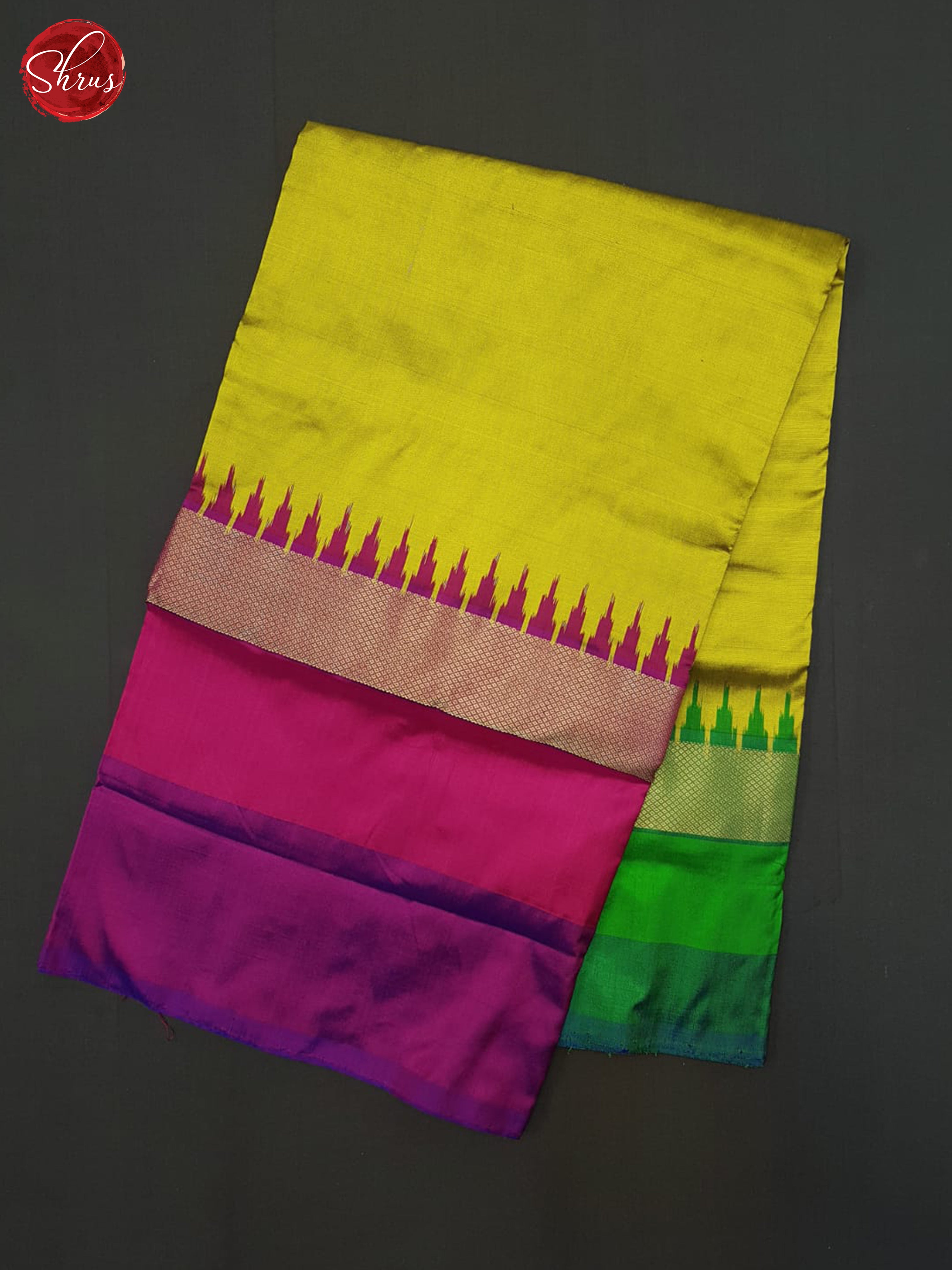 BJS27016 - Ikkat Silk Saree - Shop on ShrusEternity.com