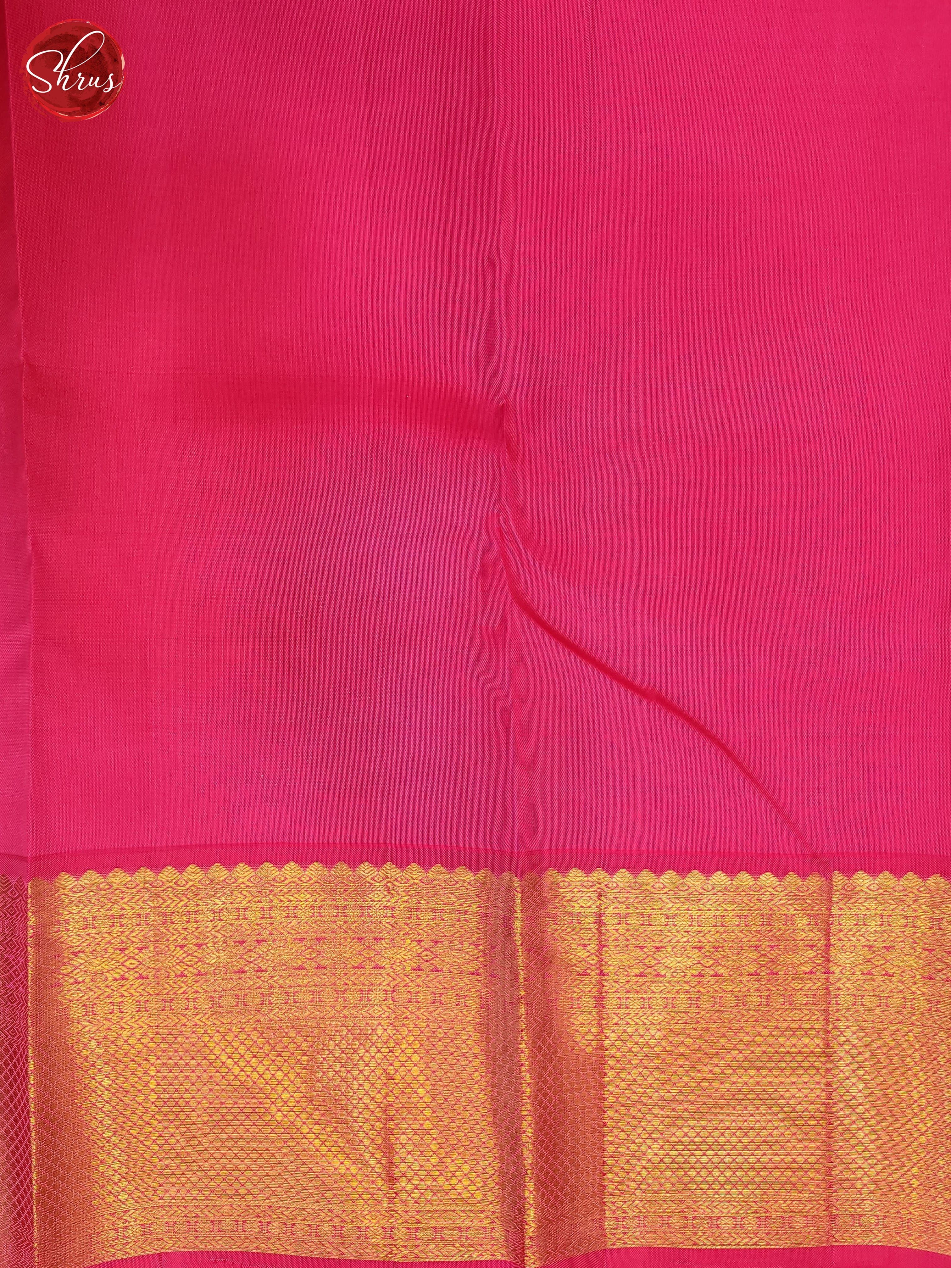 Yellow and pink-Kanchipuram silk saree - Shop on ShrusEternity.com