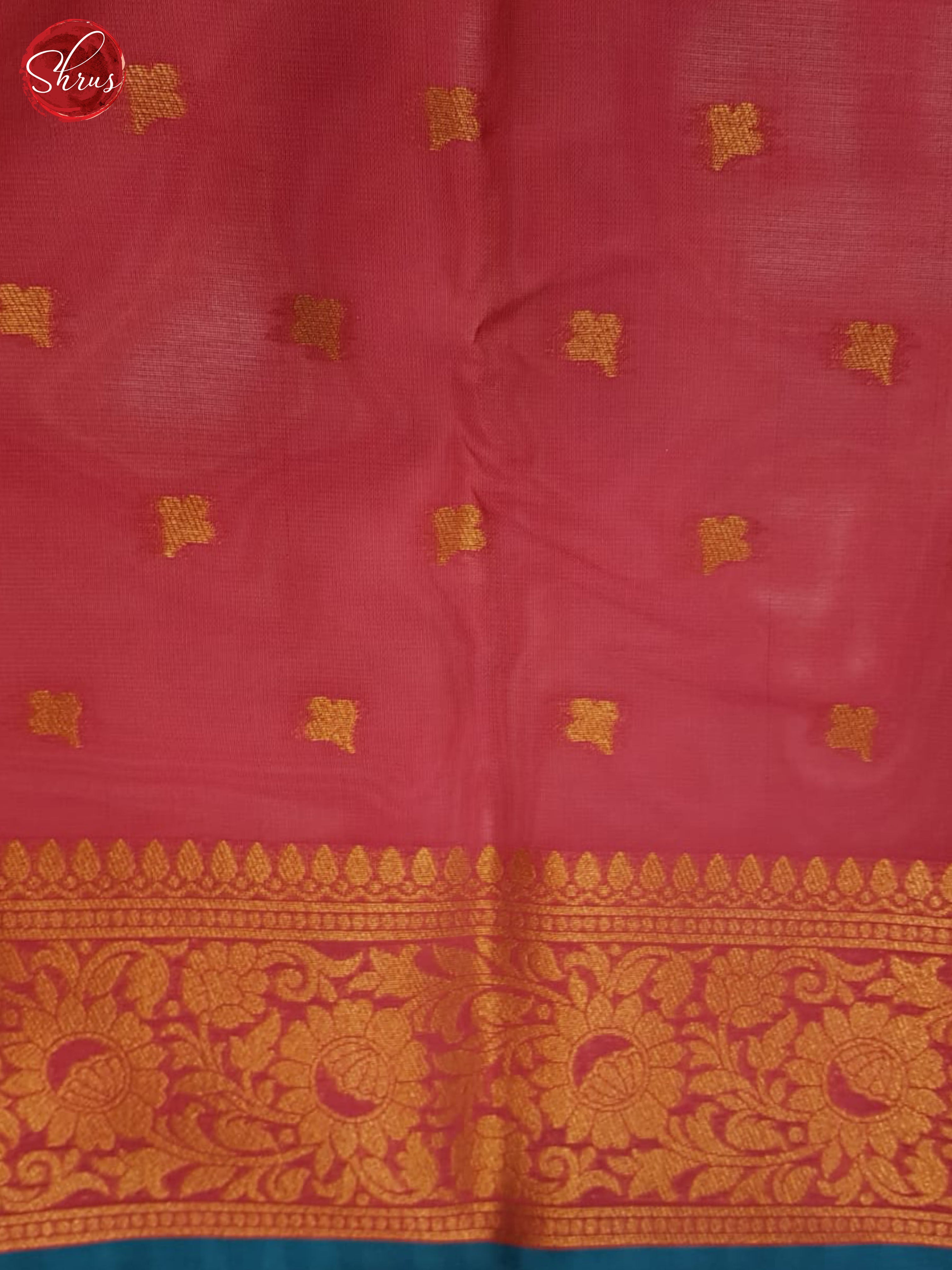 Blue And Pink-Semi soft silk saree - Shop on ShrusEternity.com