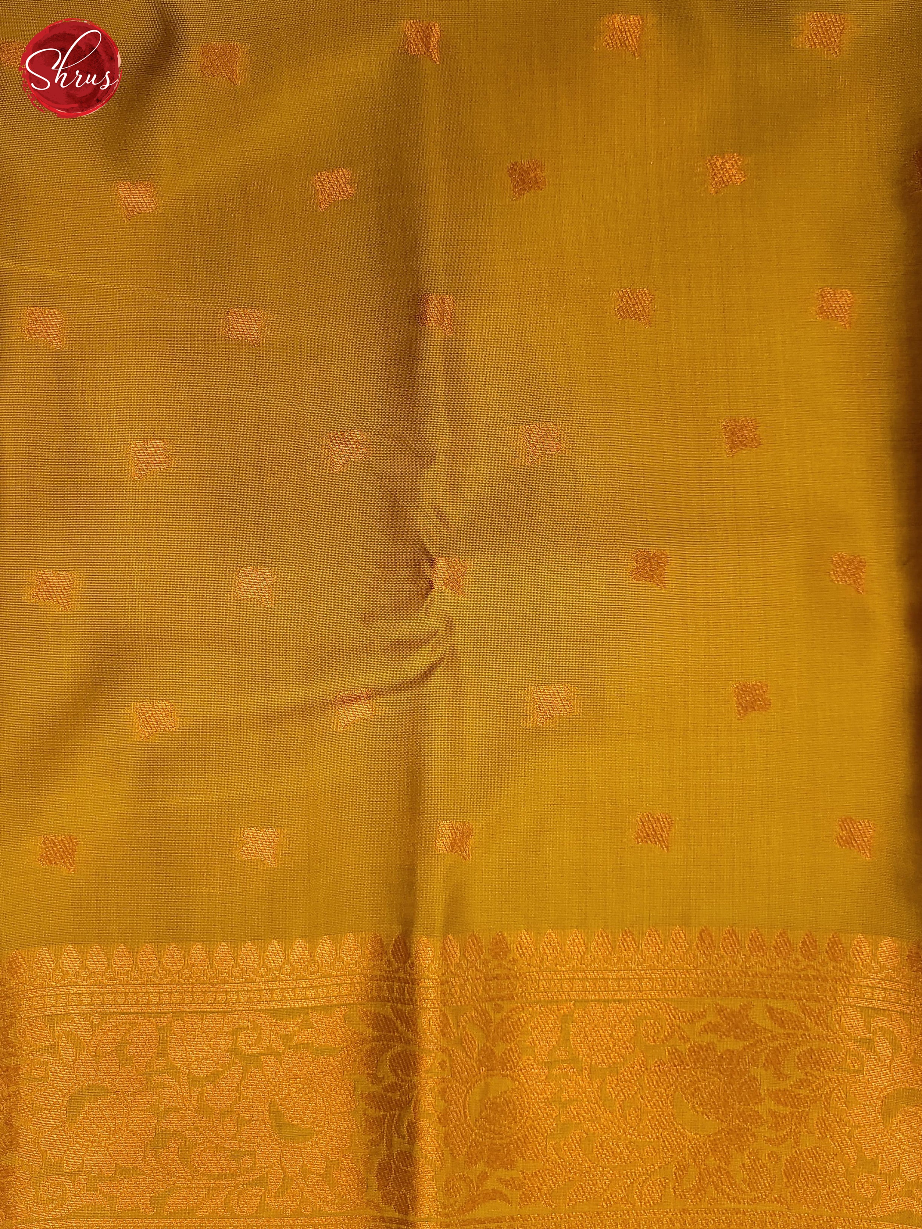 Bottle Green and mustard - Semi Soft Silk Saree - Shop on ShrusEternity.com