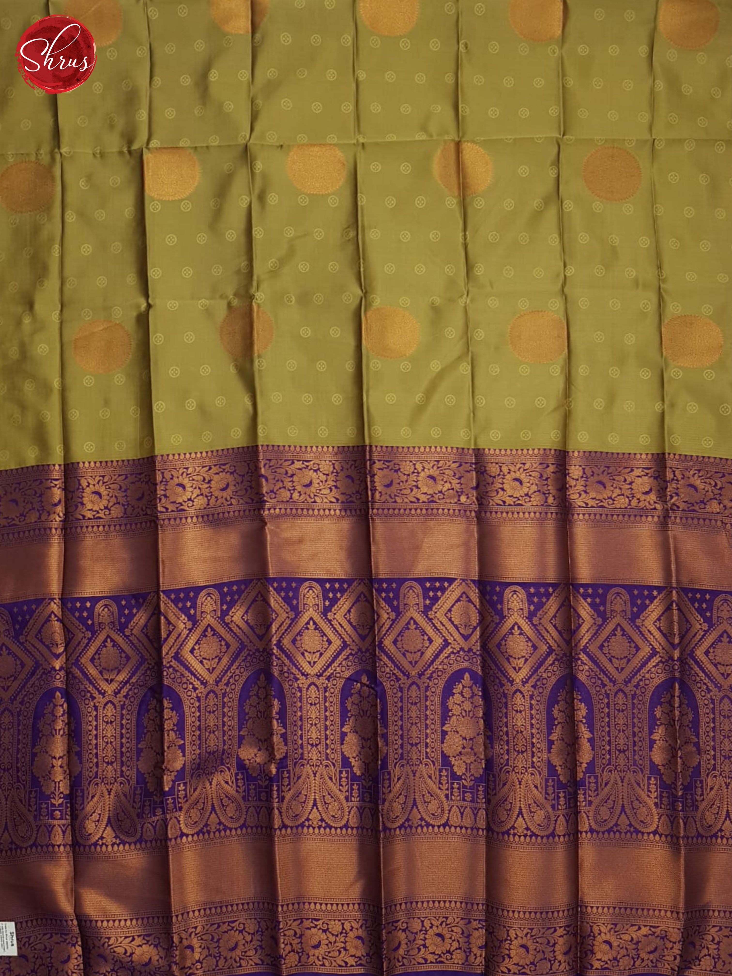 Elachi Green And Blue- Semi soft silk saree - Shop on ShrusEternity.com
