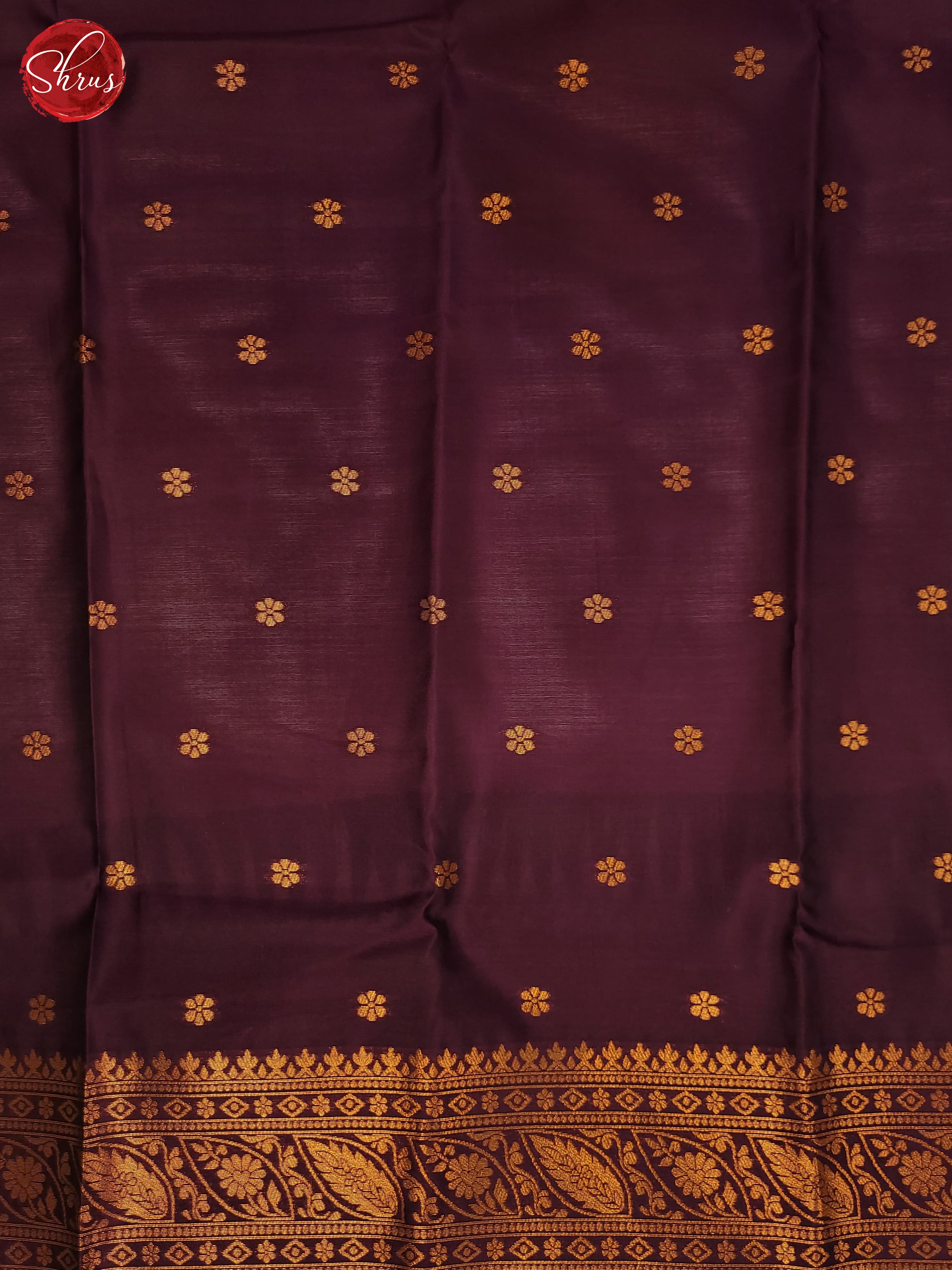 Green and wine- Semi Soft Silk Saree - Shop on ShrusEternity.com