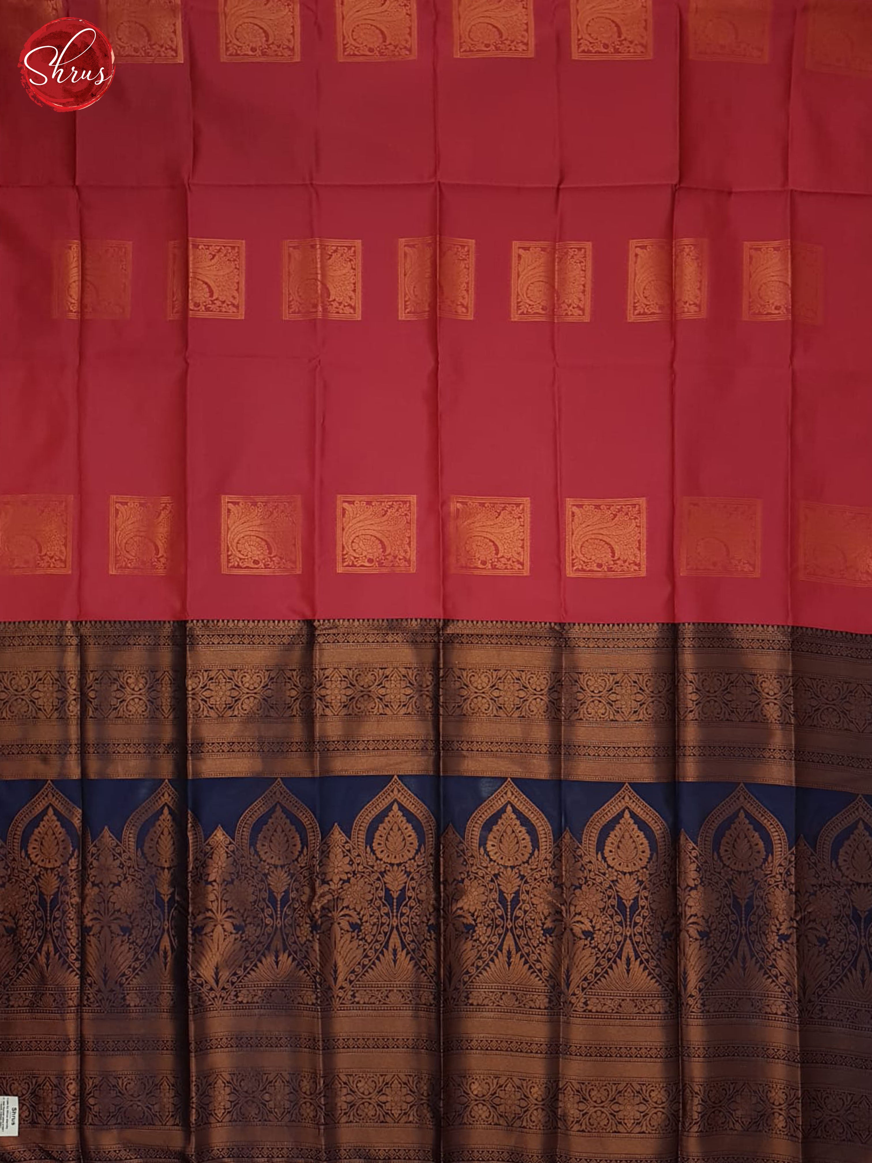 Pink And Blue- Semi Soft silk saree - Shop on ShrusEternity.com