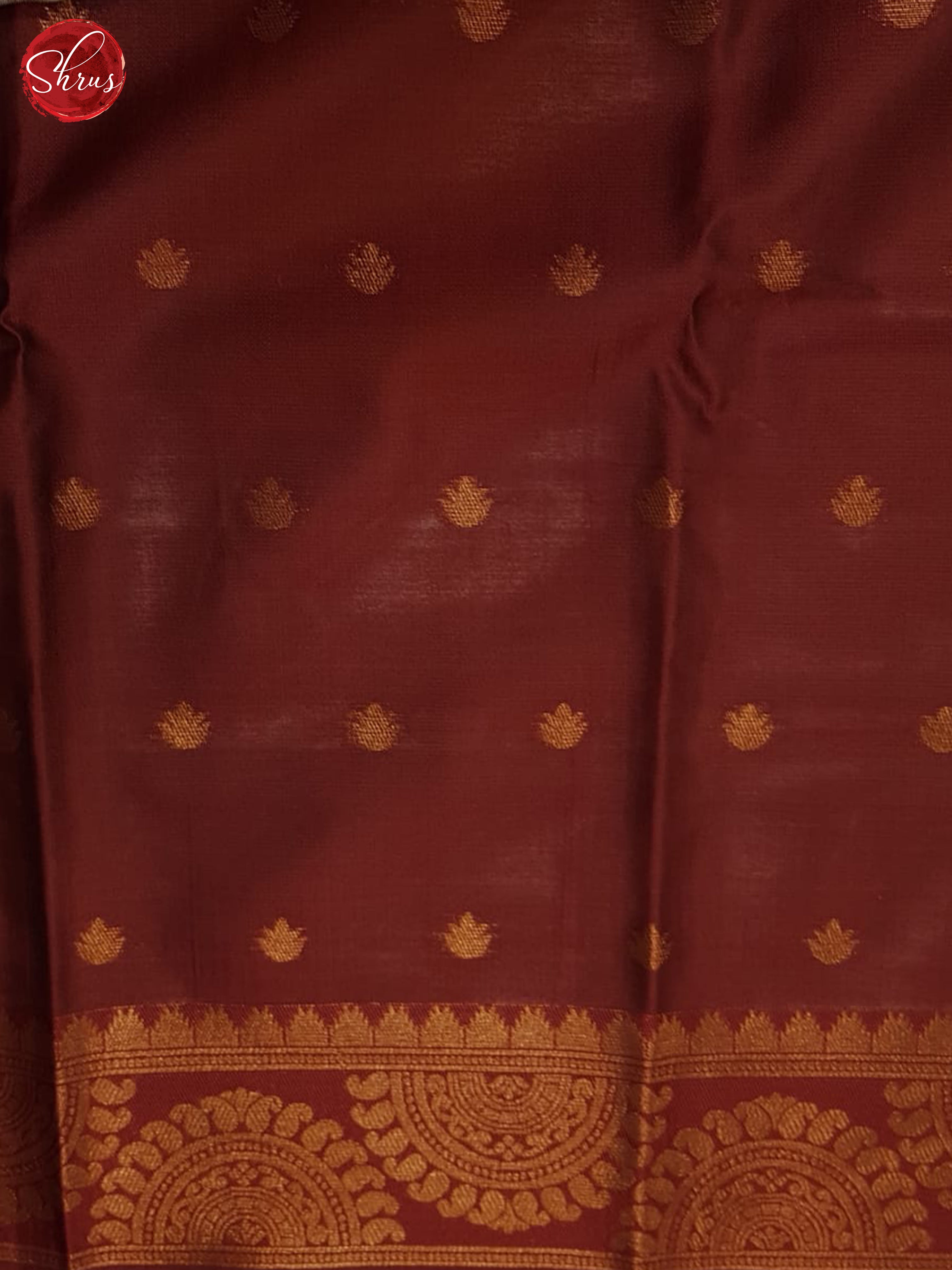 Dusty Onion Pink And Arraku Maroon-Semi Soft silk saree - Shop on ShrusEternity.com