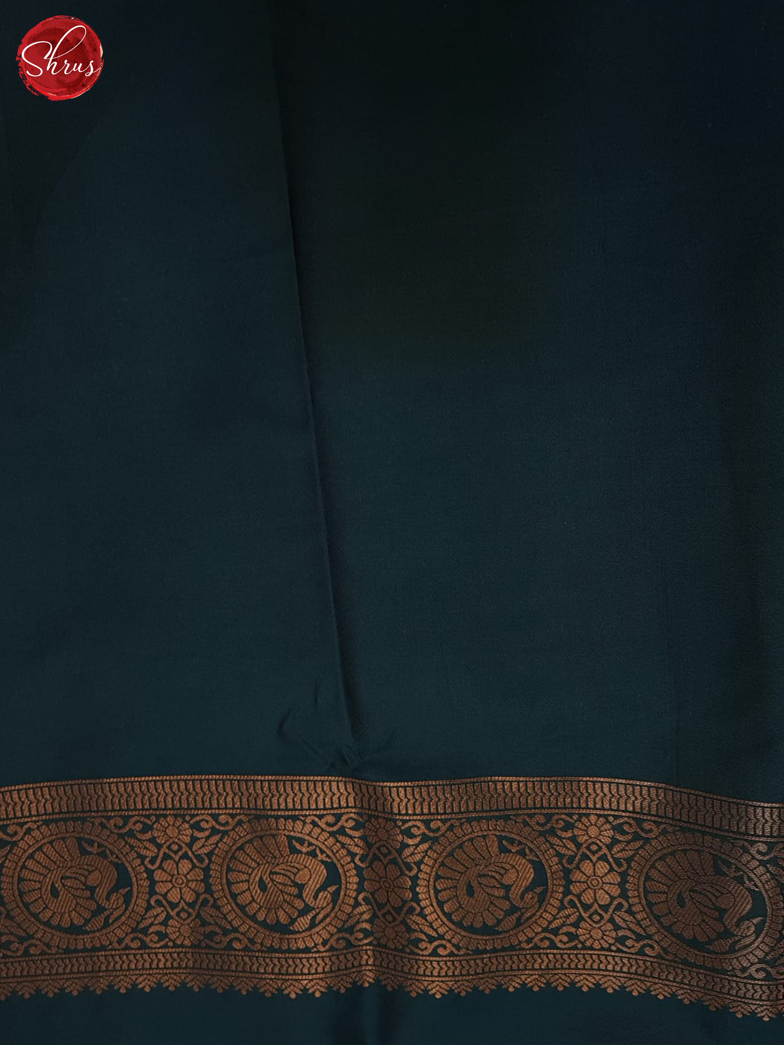 Blue(single tone) - Semi Kanchipuram Saree - Shop on ShrusEternity.com