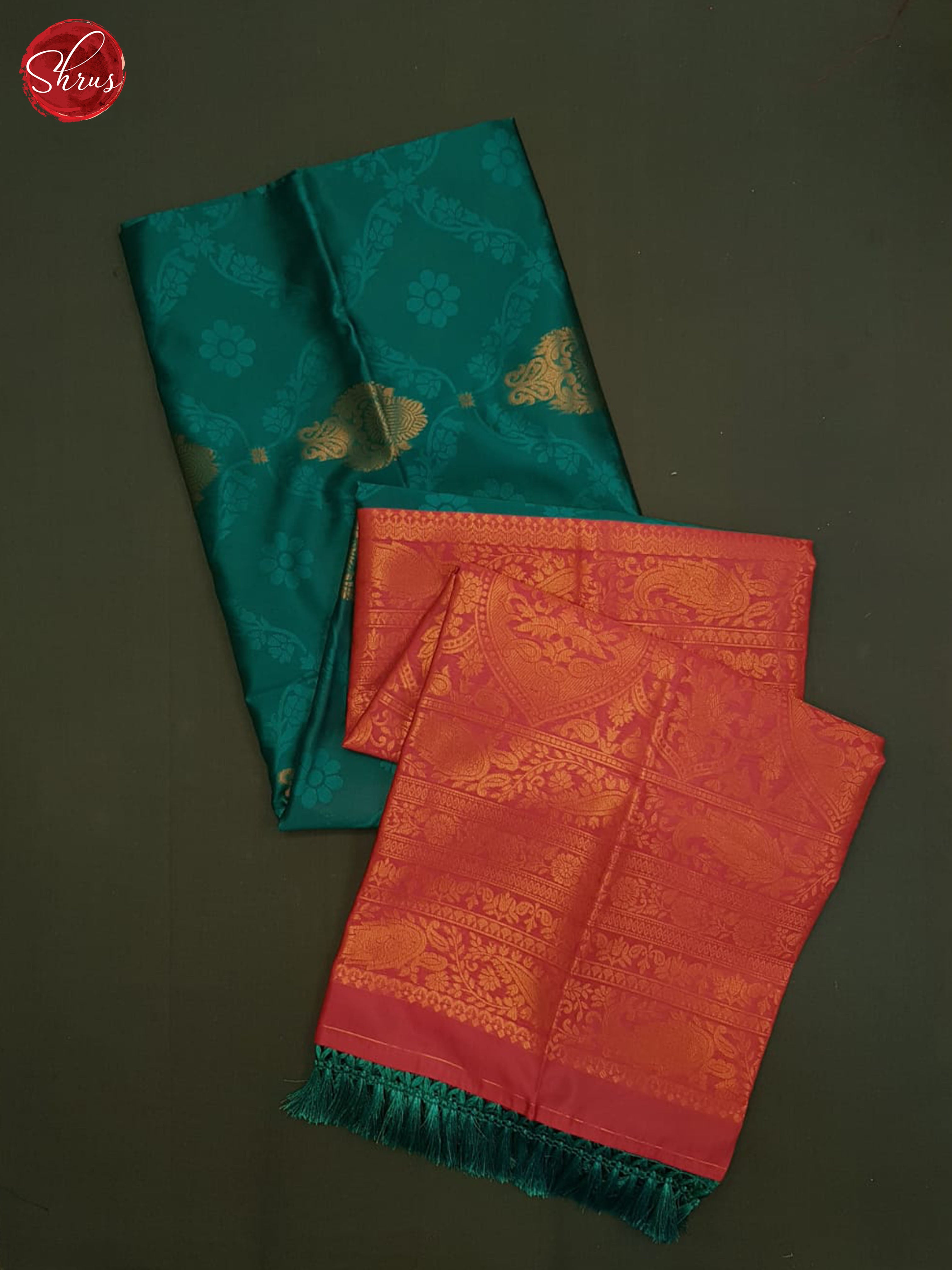 Green And Pink-Semi soft silk saree - Shop on ShrusEternity.com