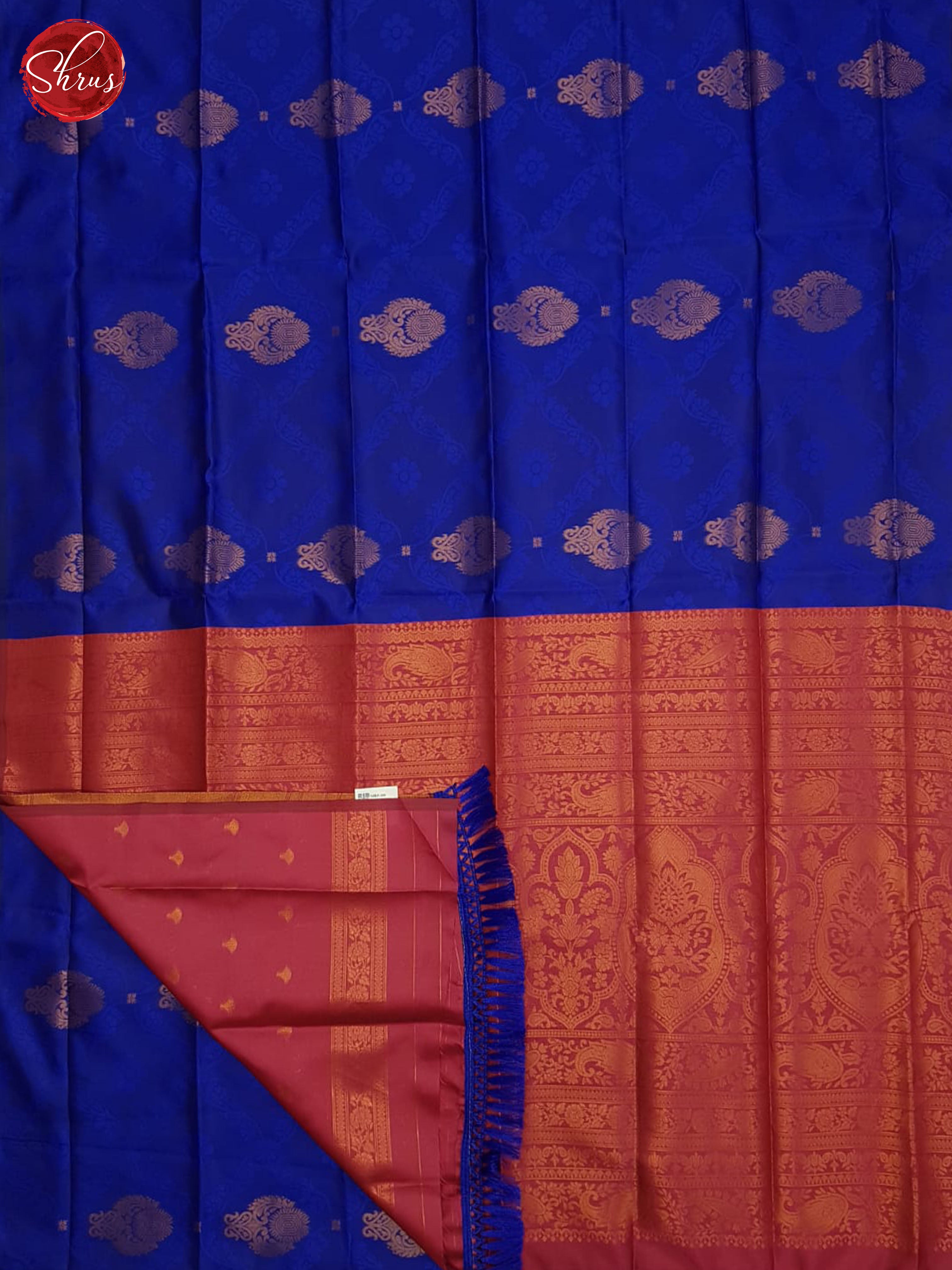 Blue And Pink-Semi soft silk saree - Shop on ShrusEternity.com