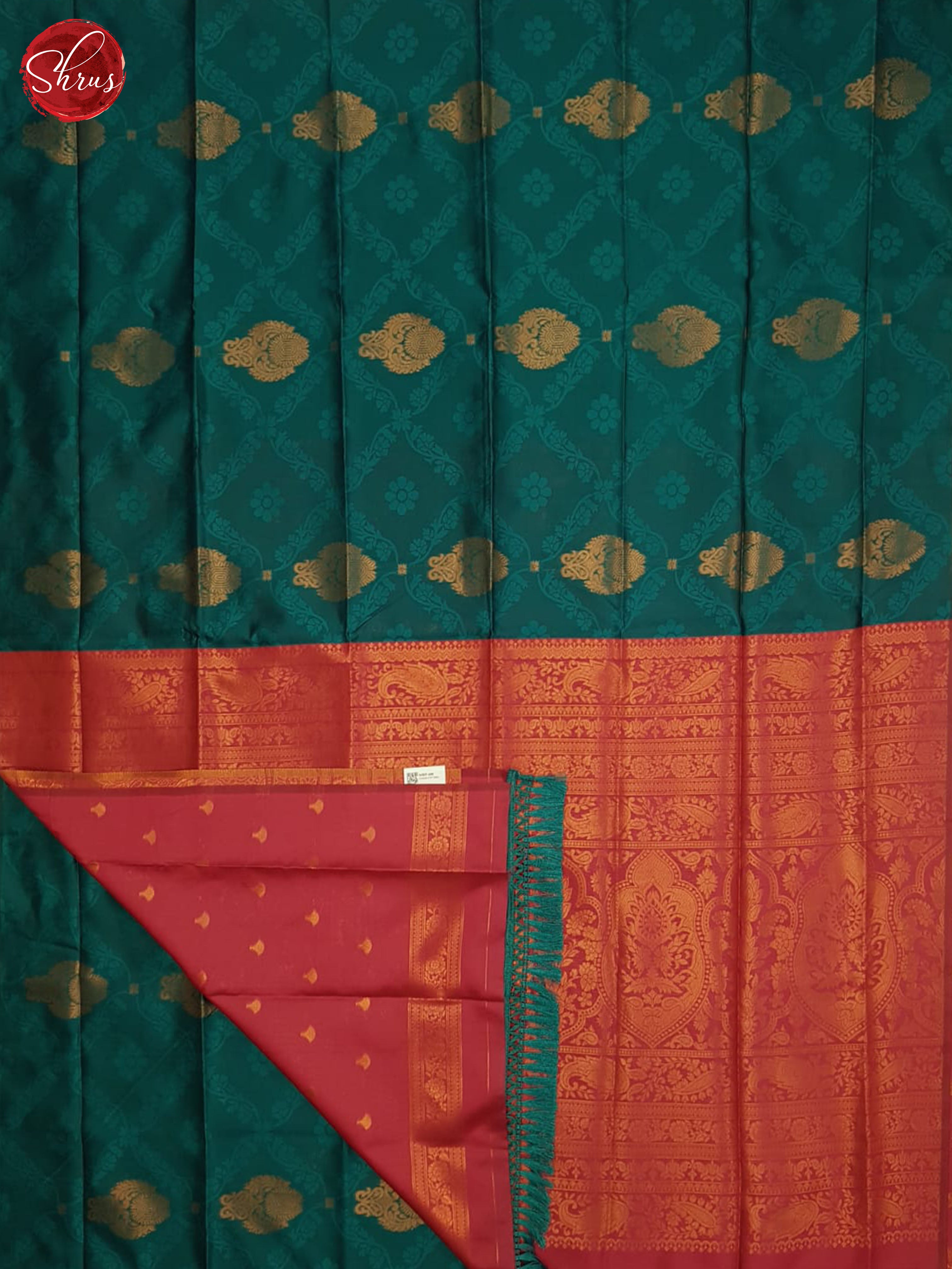 Green And Pink-Semi soft silk saree - Shop on ShrusEternity.com