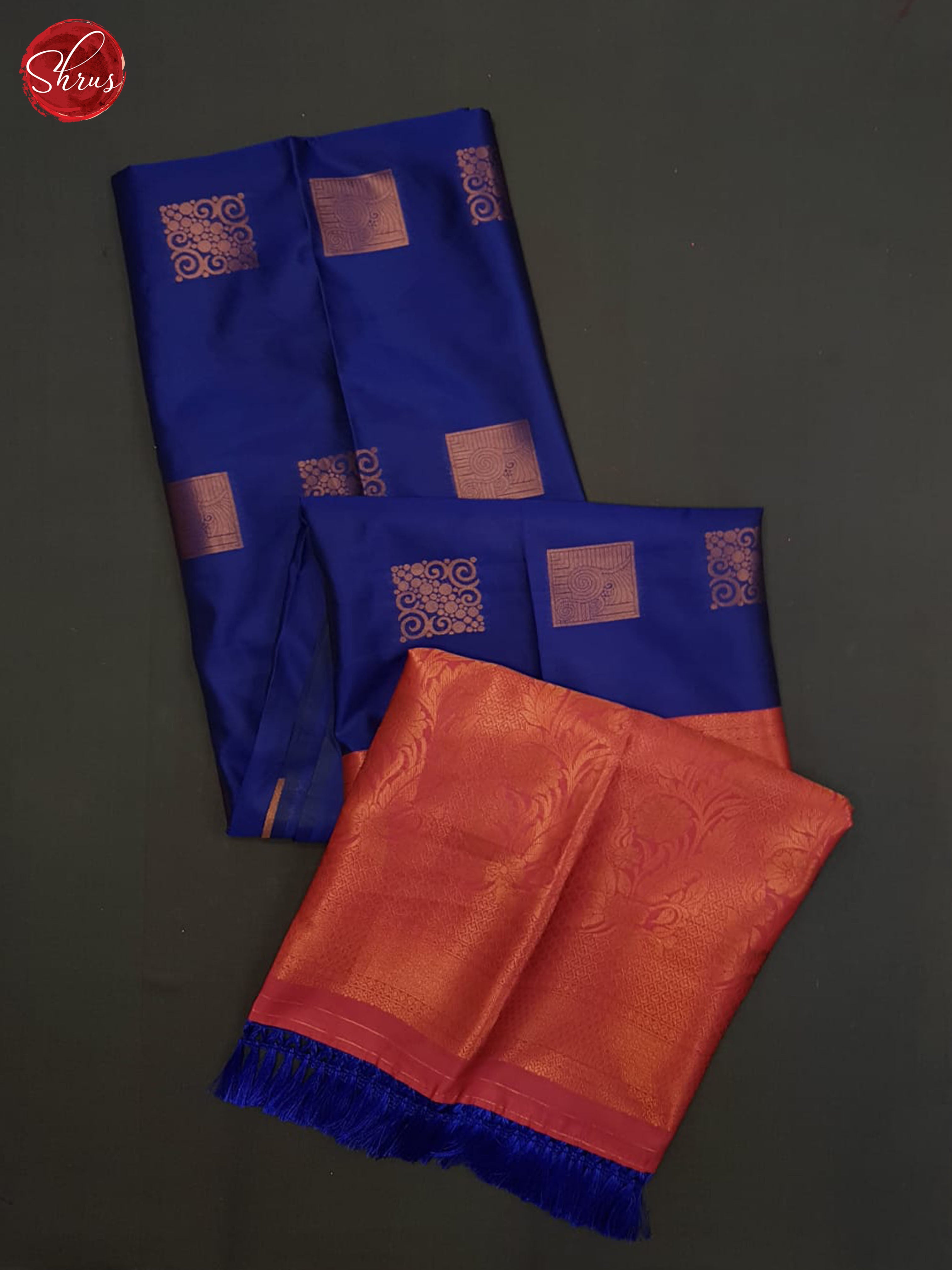 Blue And Pink-Semi Soft silk saree - Shop on ShrusEternity.com