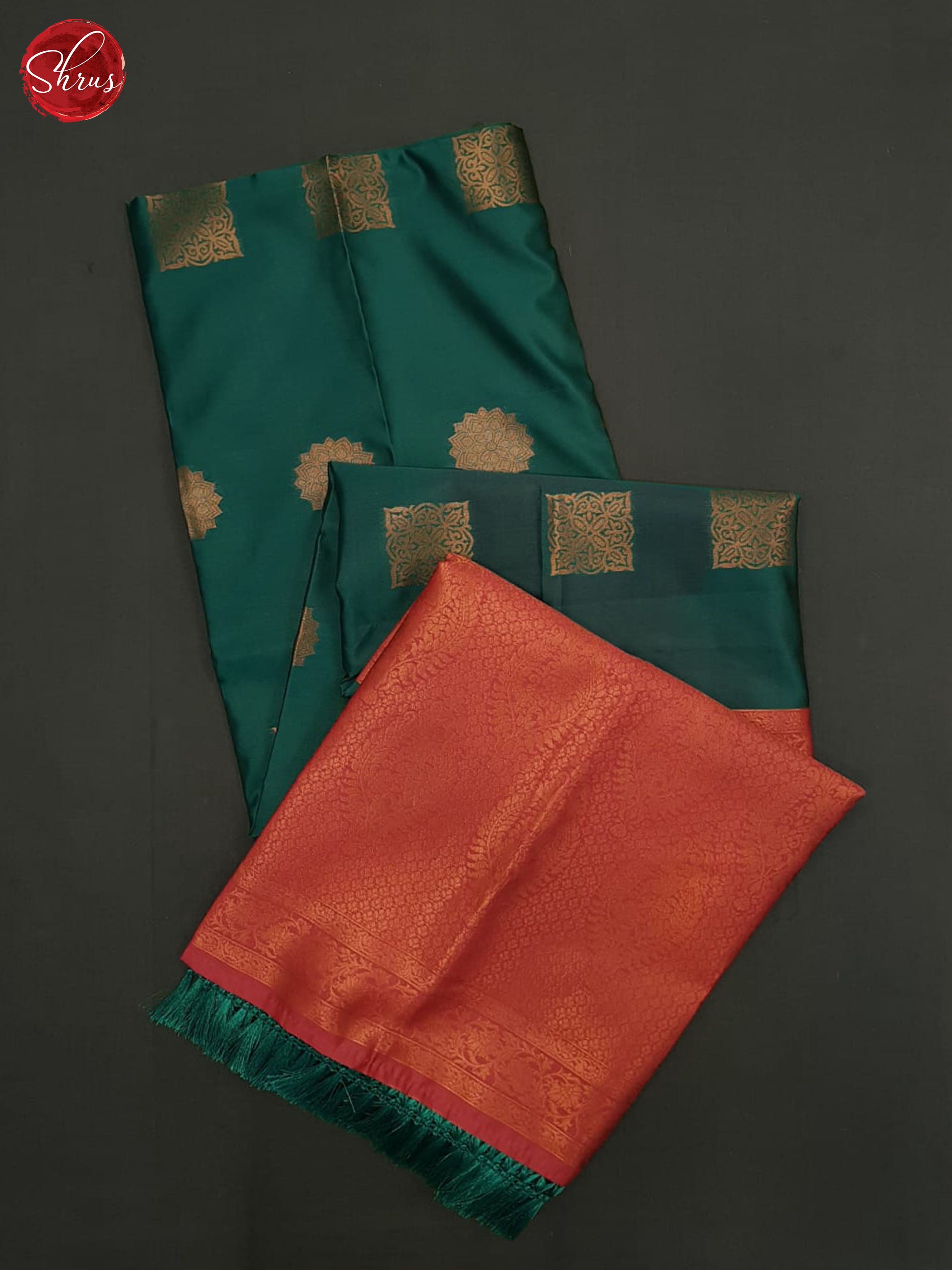 Green And Pink-semi soft silk saree - Shop on ShrusEternity.com