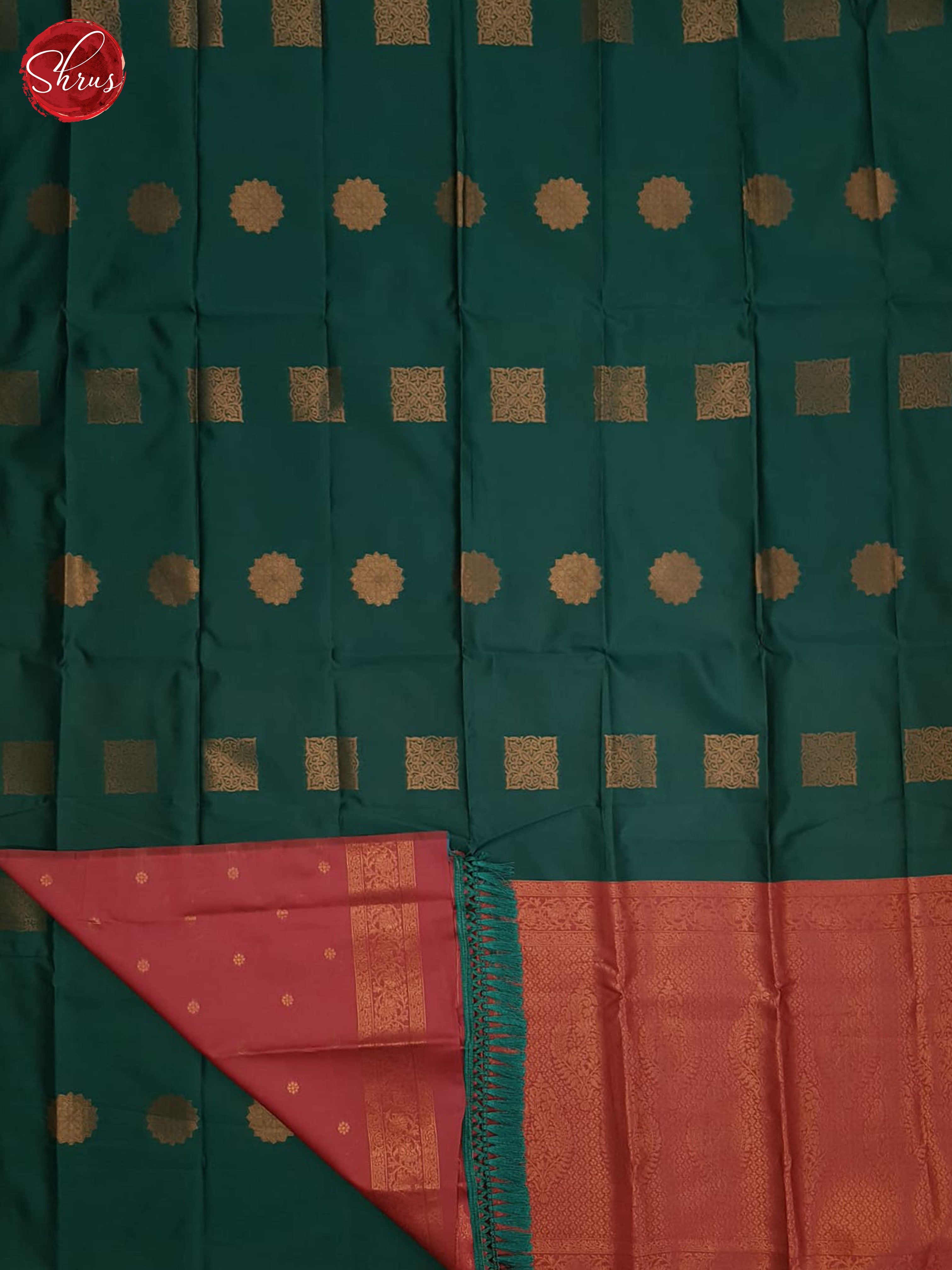 Green And Pink-semi soft silk saree - Shop on ShrusEternity.com