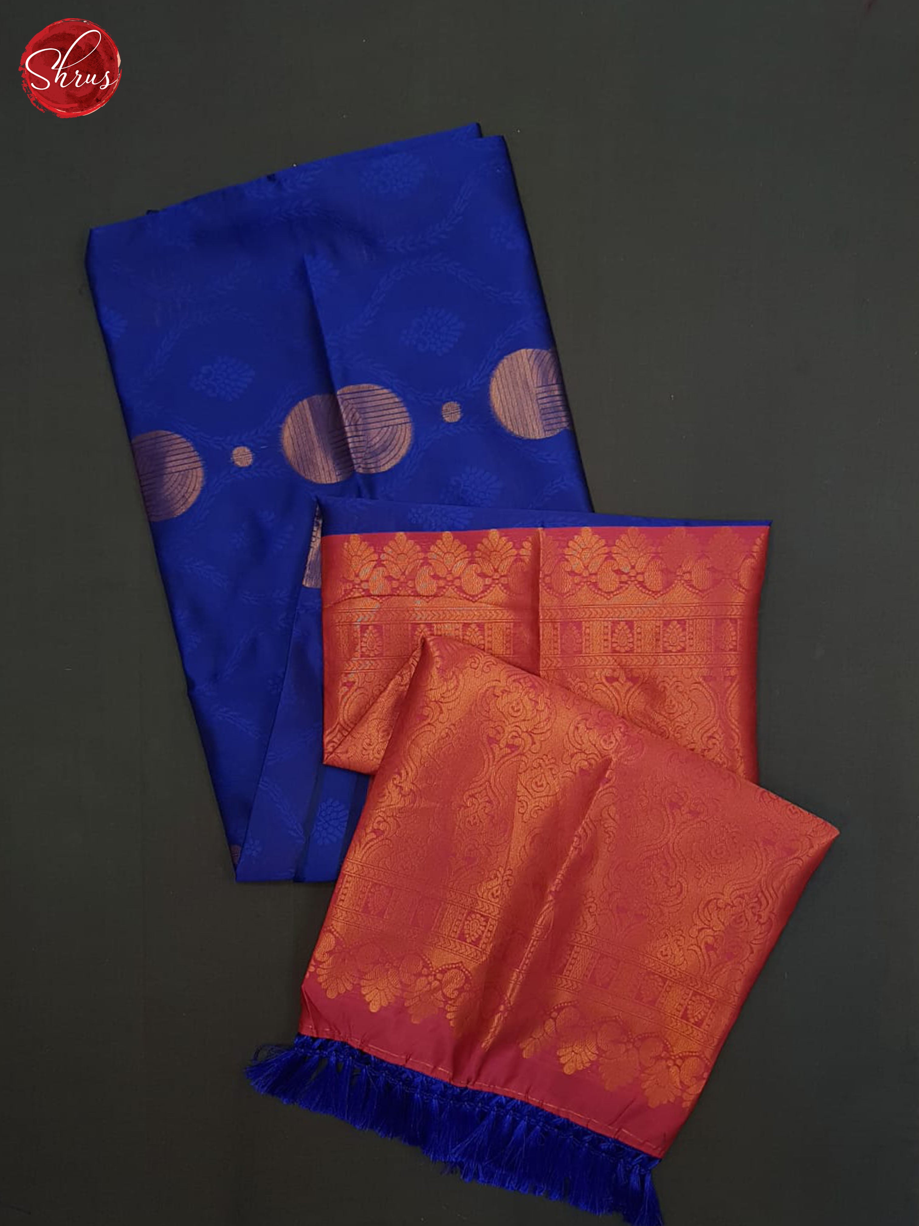 Blue And Pink-Semi soft silk saree - Shop on ShrusEternity.com