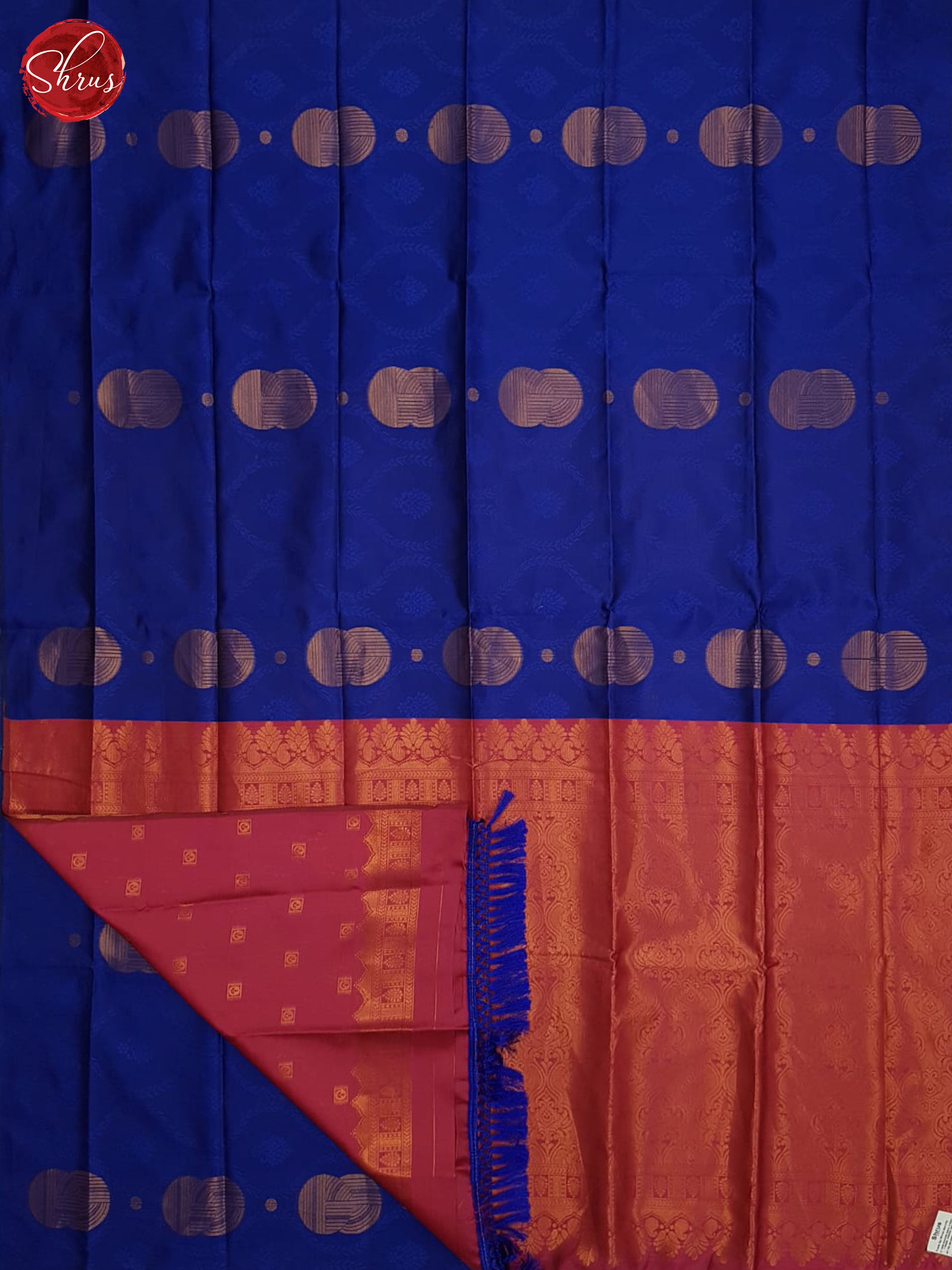 Blue And Pink-Semi soft silk saree - Shop on ShrusEternity.com