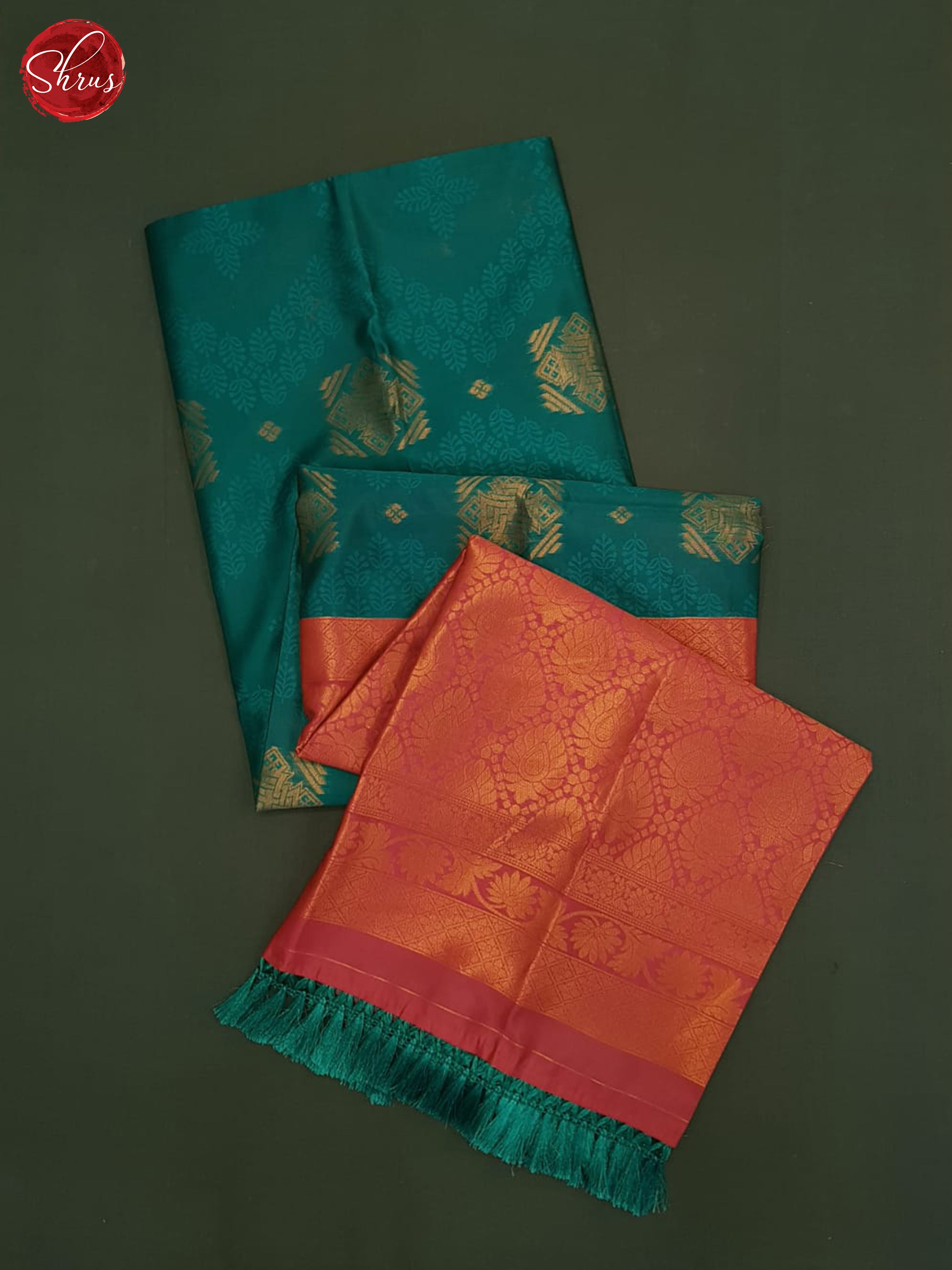 Green And Pink-Semi soft silk saree - Shop on ShrusEternity.com