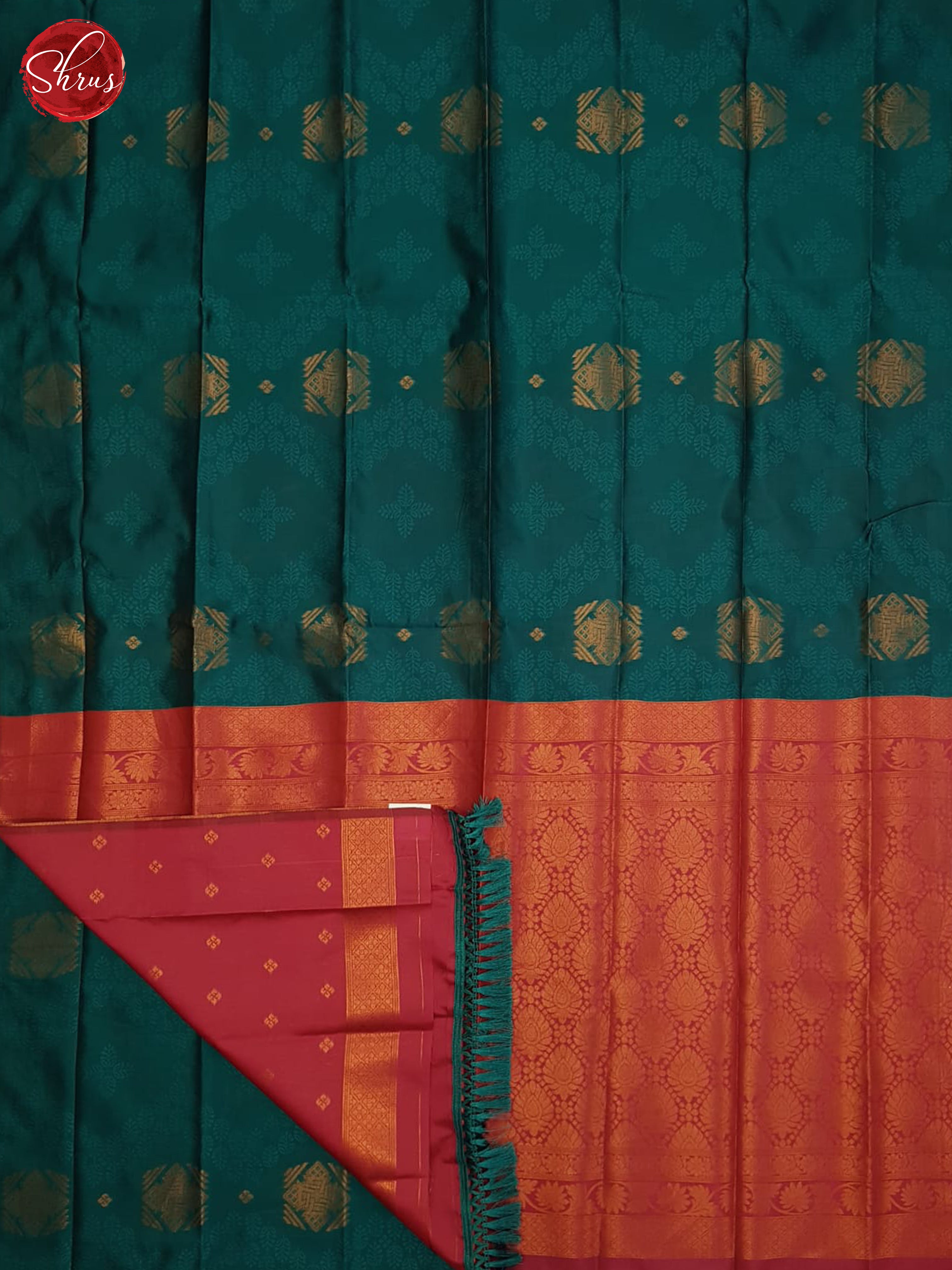 Green And Pink-Semi soft silk saree - Shop on ShrusEternity.com