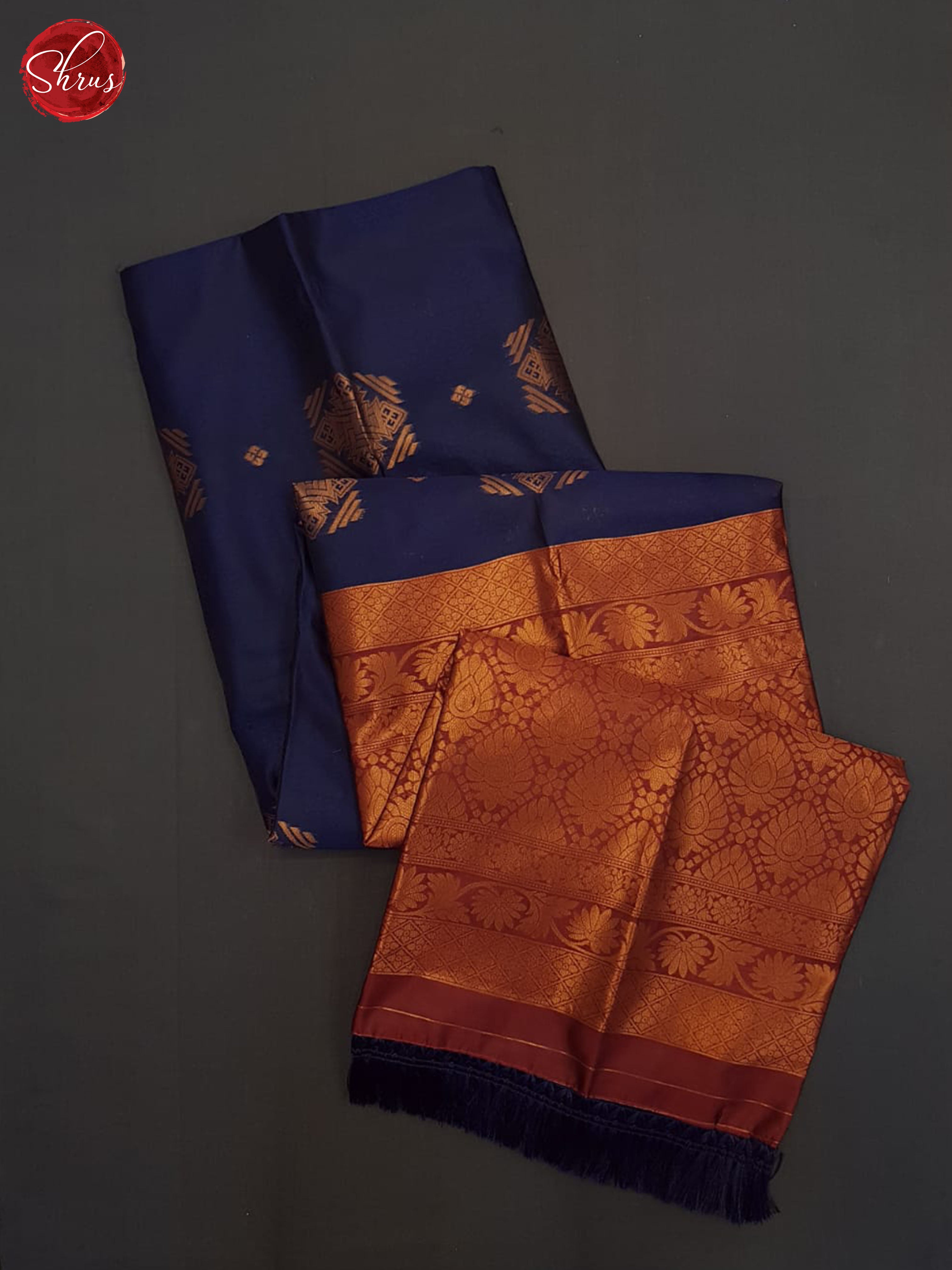 Blue And Araku Maroon- Semi Soft Silk Saree - Shop on ShrusEternity.com