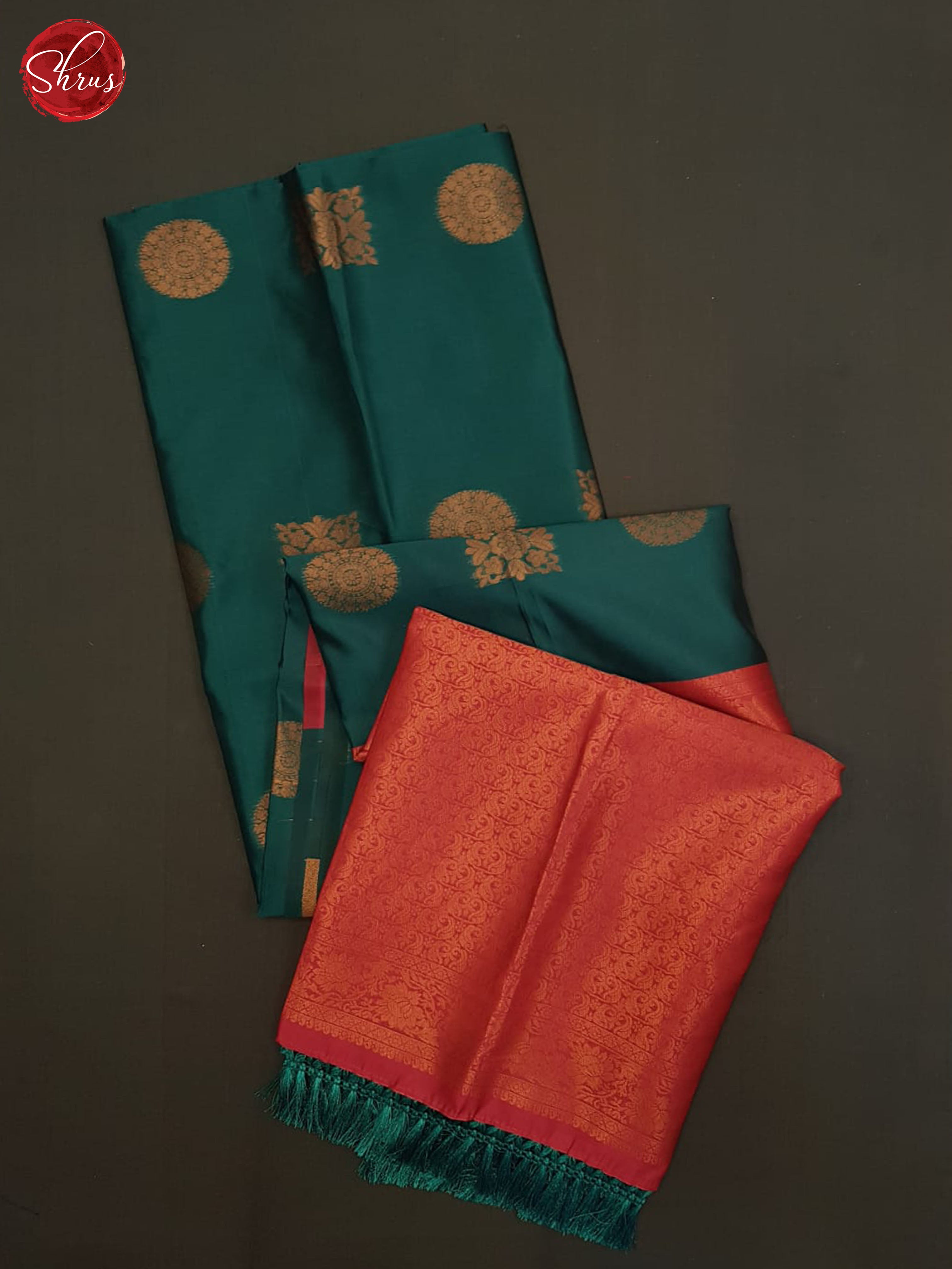 Green And Pink-semi soft silk saree - Shop on ShrusEternity.com