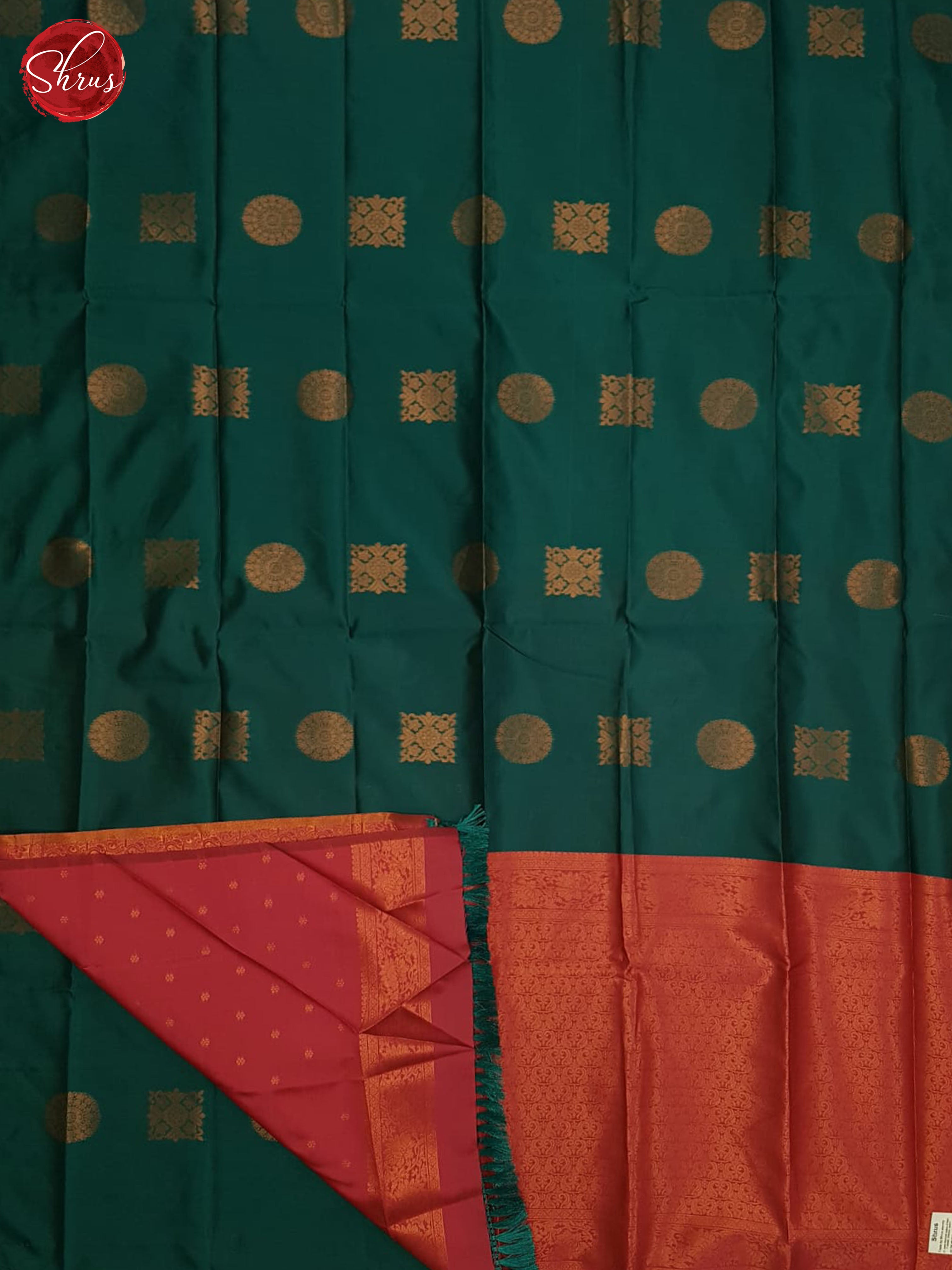 Green And Pink-semi soft silk saree - Shop on ShrusEternity.com