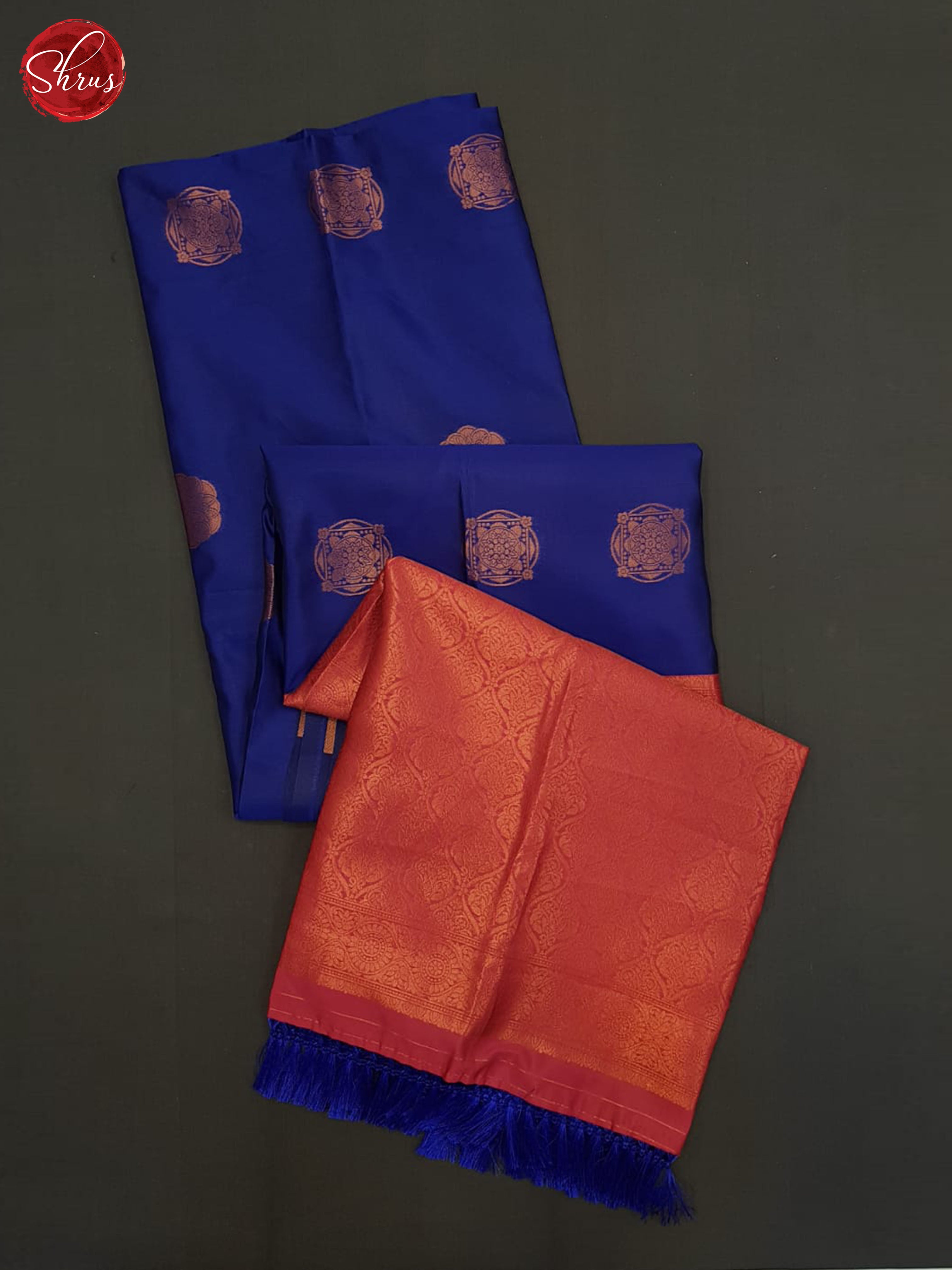 Blue And Pink- Semi soft silk Saree - Shop on ShrusEternity.com