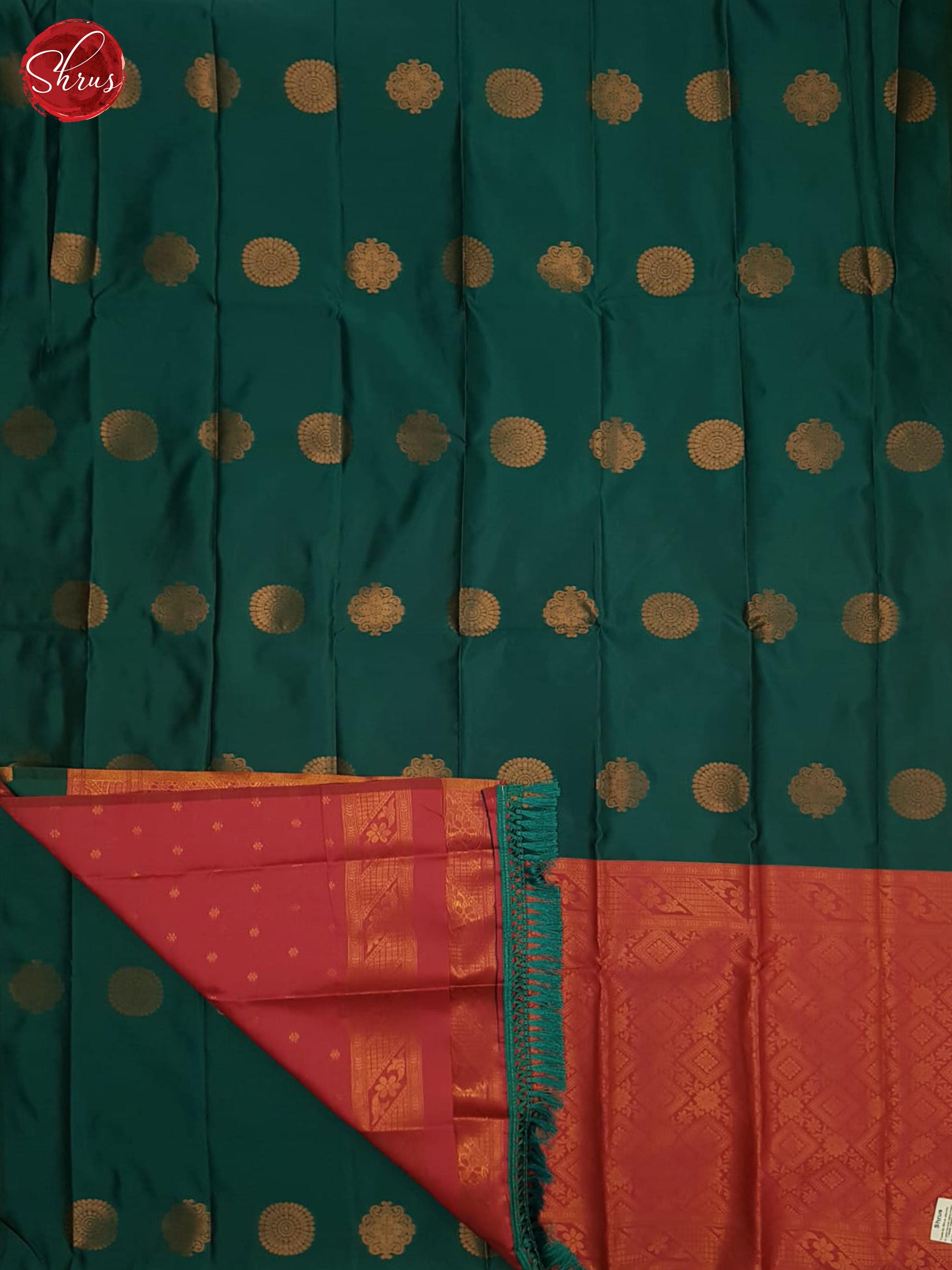 Green And Pink-Semi soft silk saree - Shop on ShrusEternity.com