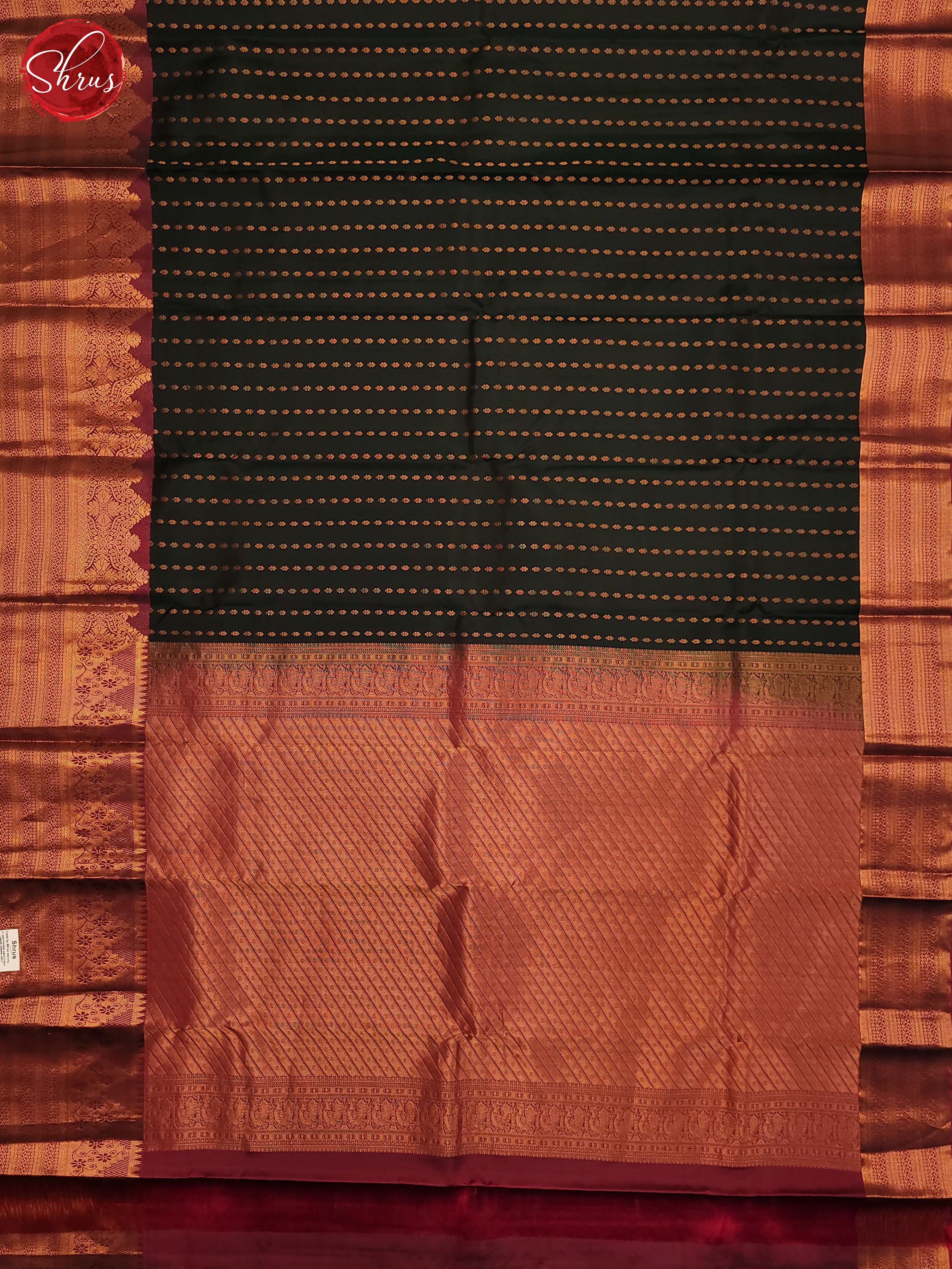 BJS28210 - Kanchipuram silk Saree - Shop on ShrusEternity.com