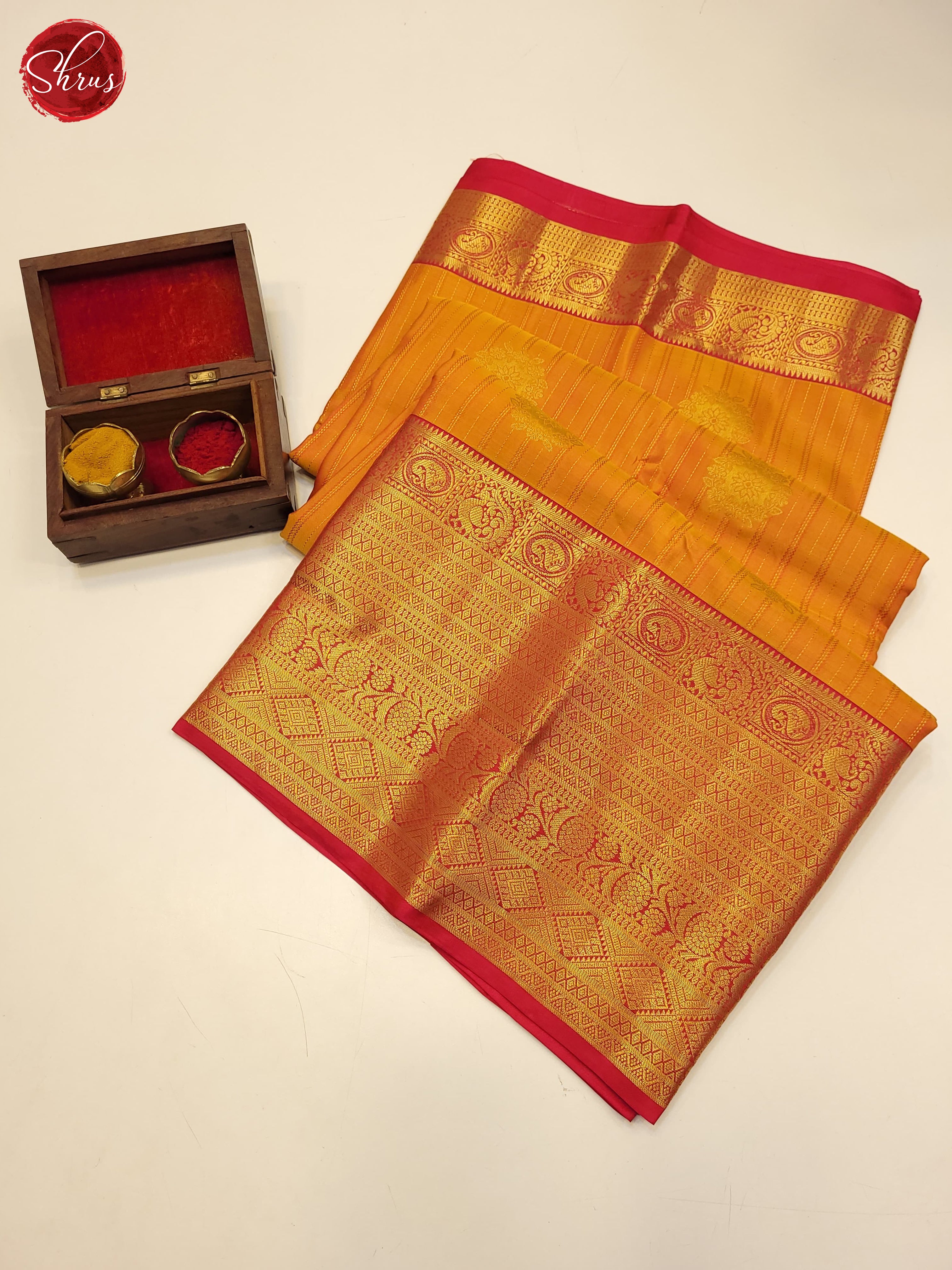 BJS28215 - Kanchipuram silk  Saree - Shop on ShrusEternity.com