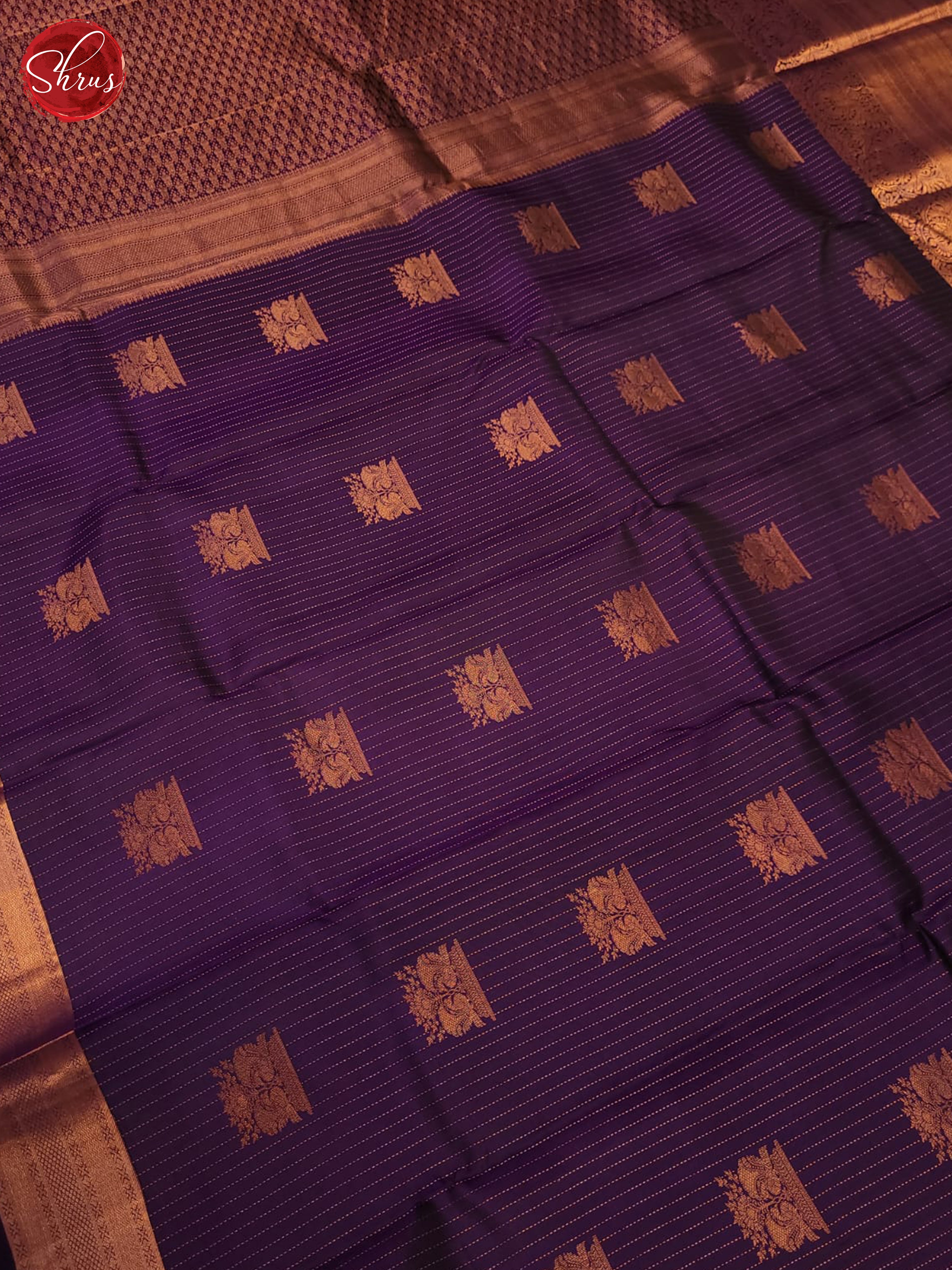 Purple(single tone) - kanchipuram Silk Saree - Shop on ShrusEternity.com