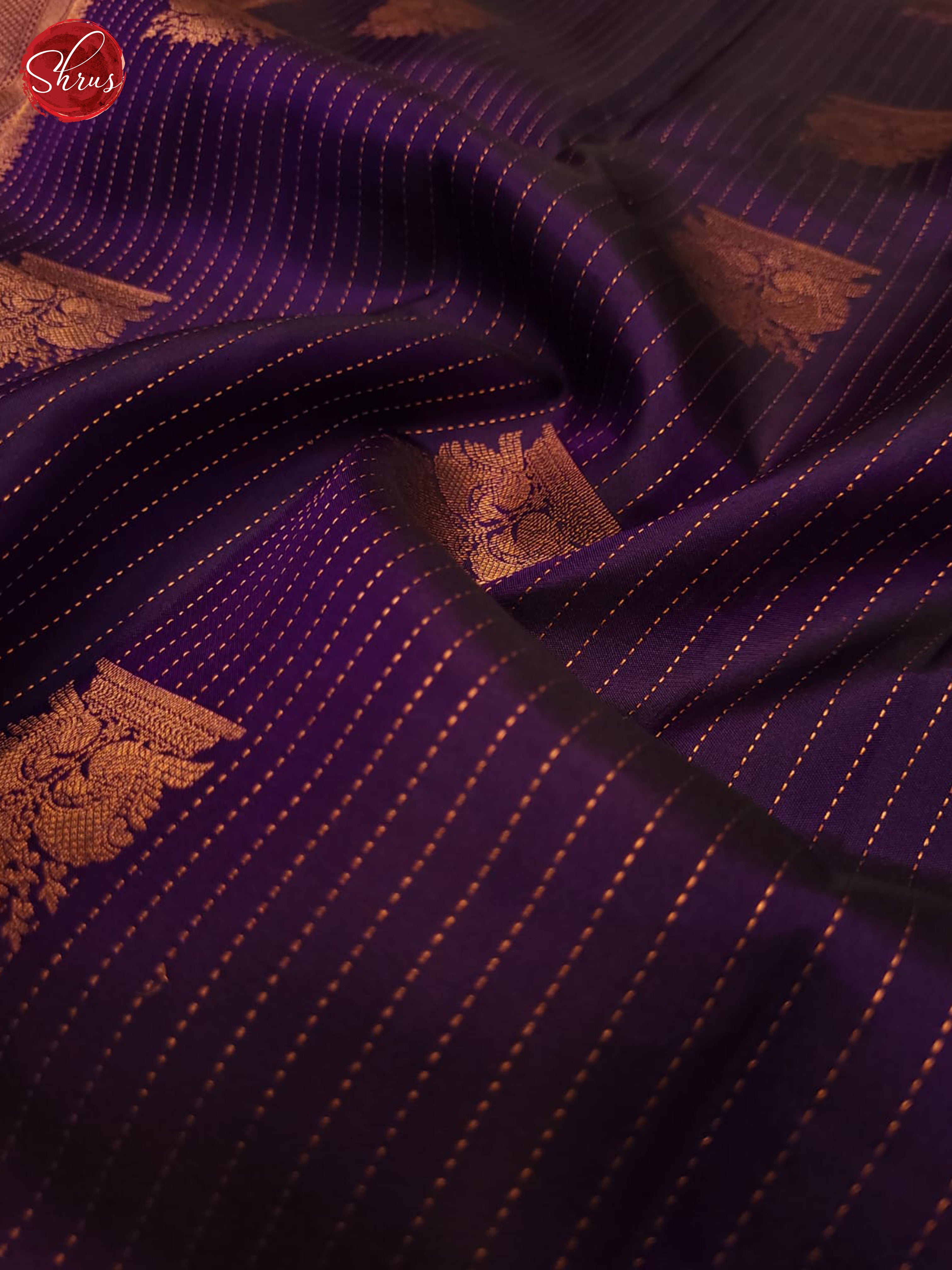 Purple(single tone) - kanchipuram Silk Saree - Shop on ShrusEternity.com