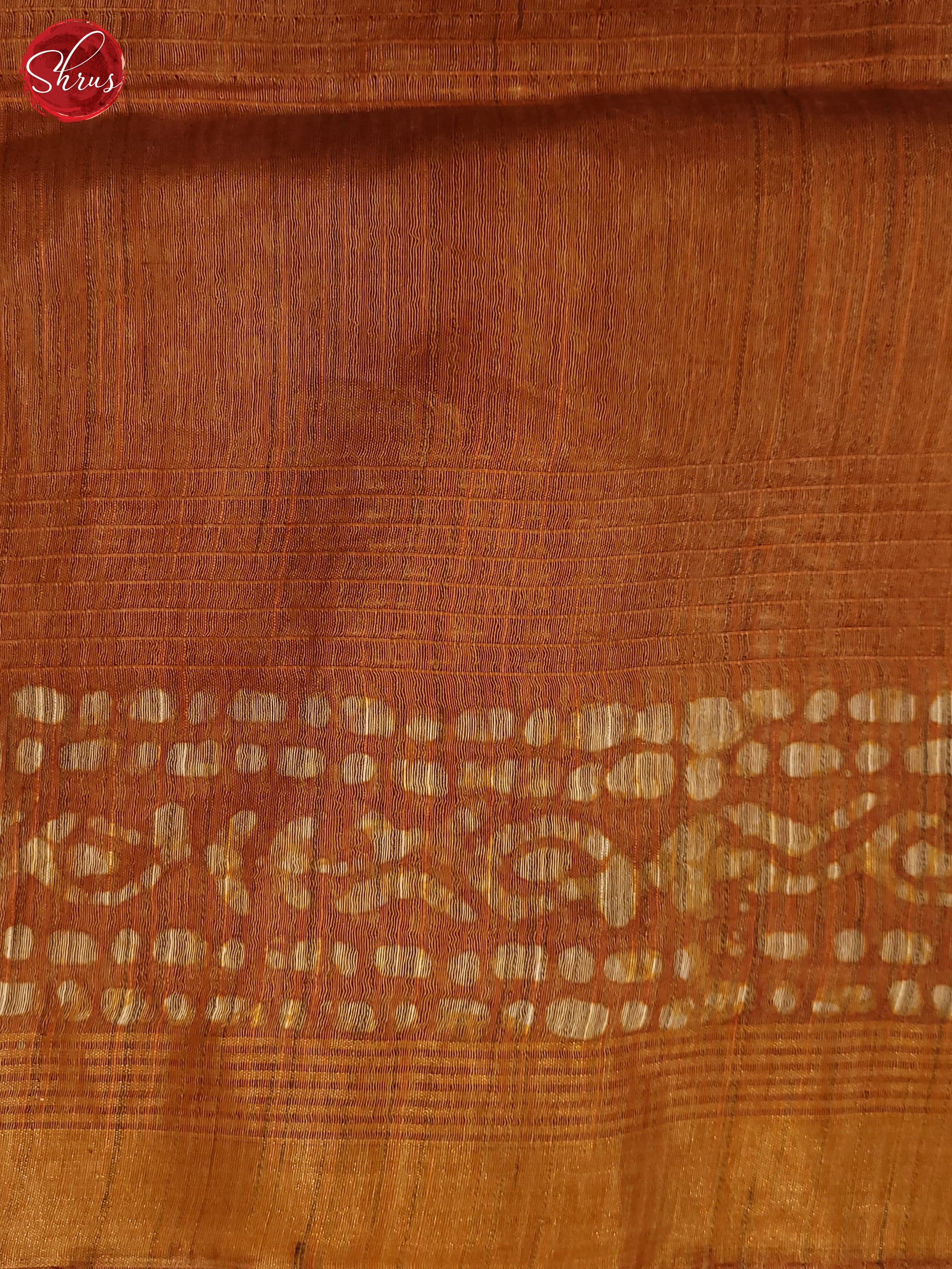 Brown &  Yellow - Bhatik Saree - Shop on ShrusEternity.com