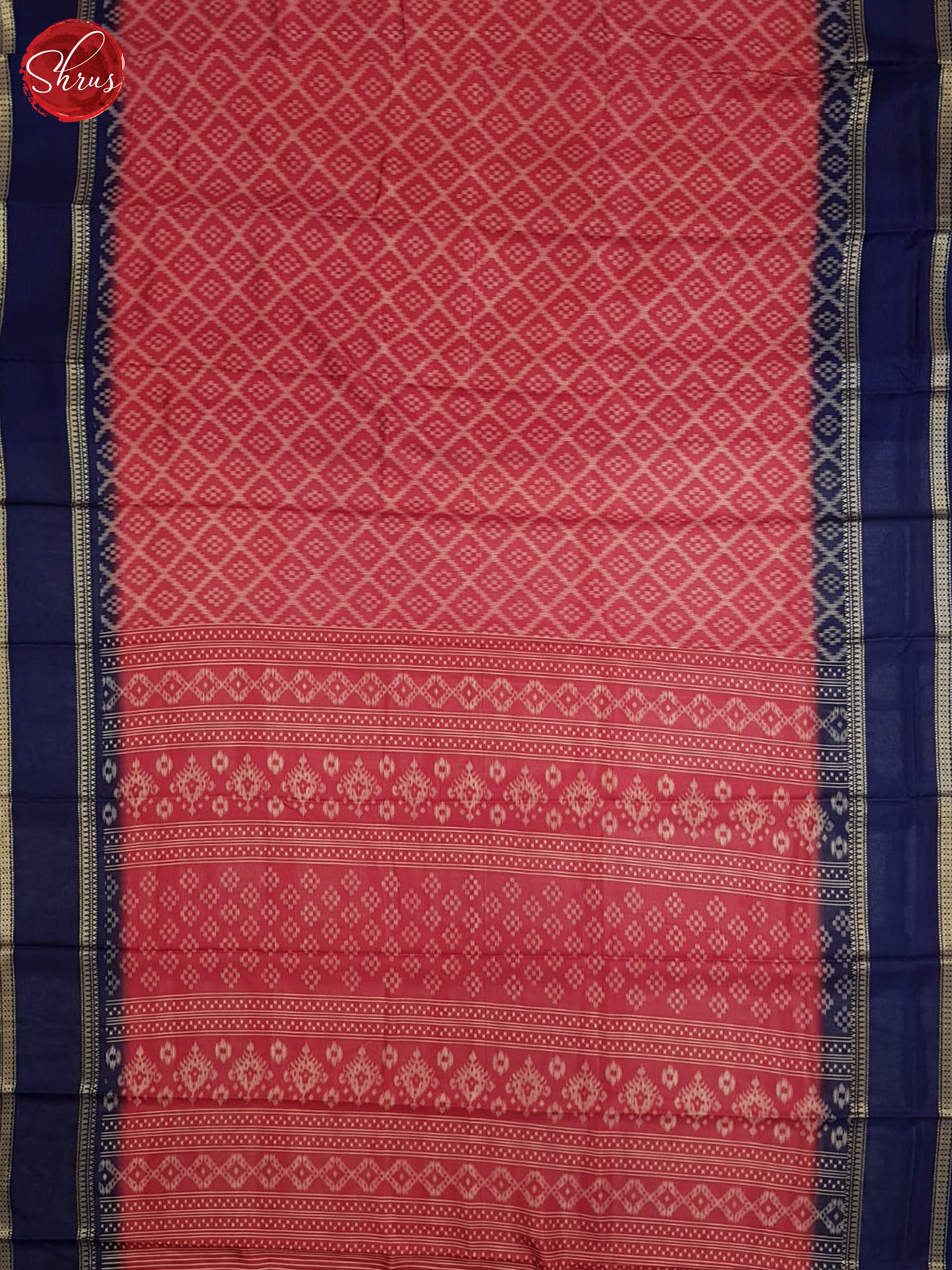 Pink And Blue-Semi Crepe saree - Shop on ShrusEternity.com