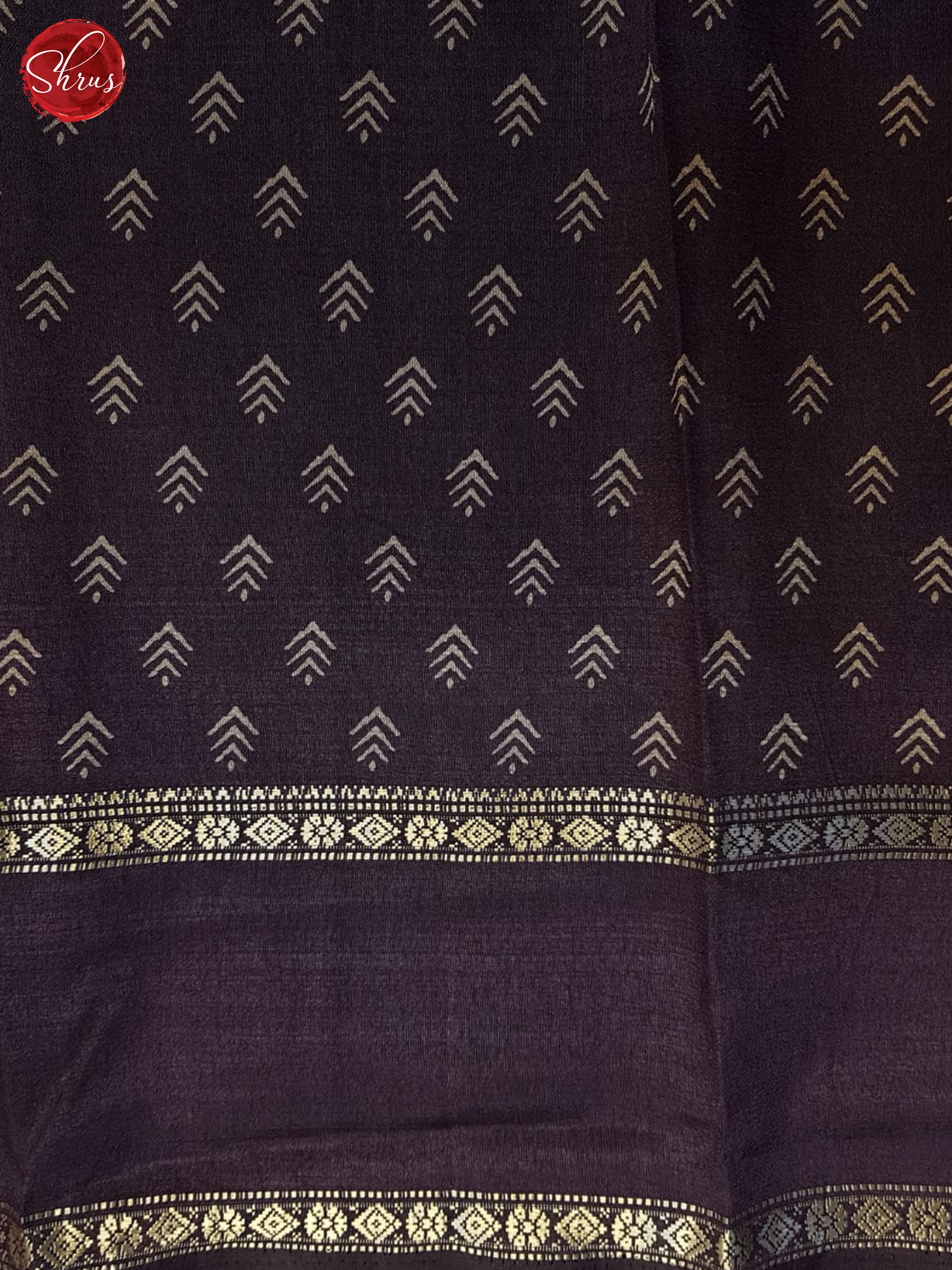 Jamun Fruit(Single tone) -Semi Crepe Saree - Shop on ShrusEternity.com