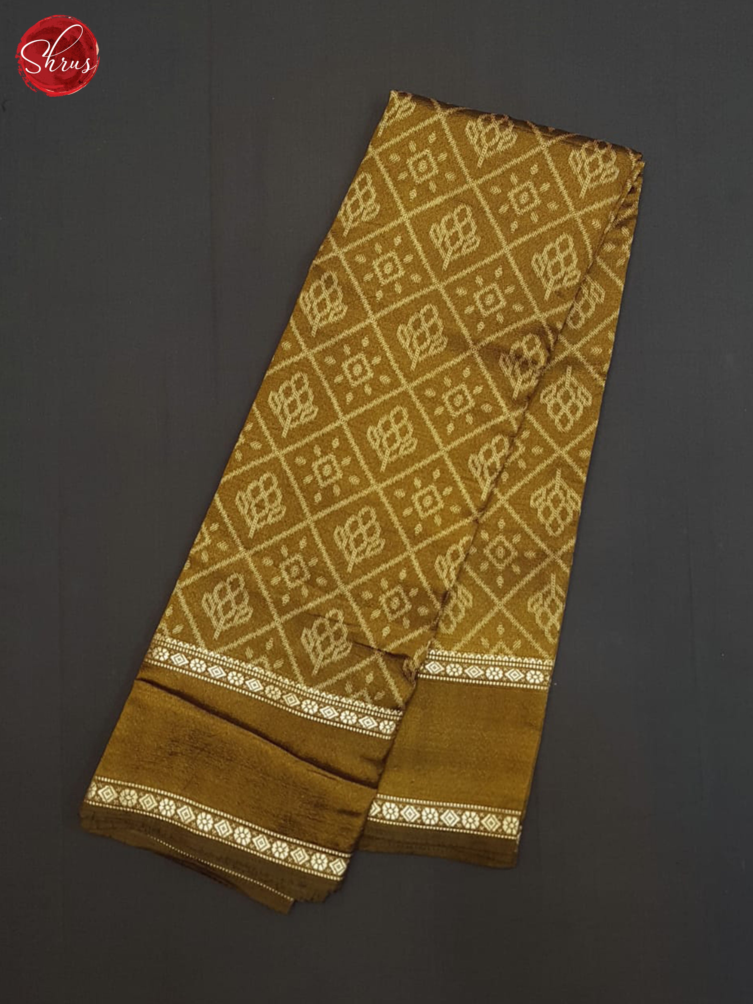 Brown(single tone)-Semi crepe saree - Shop on ShrusEternity.com