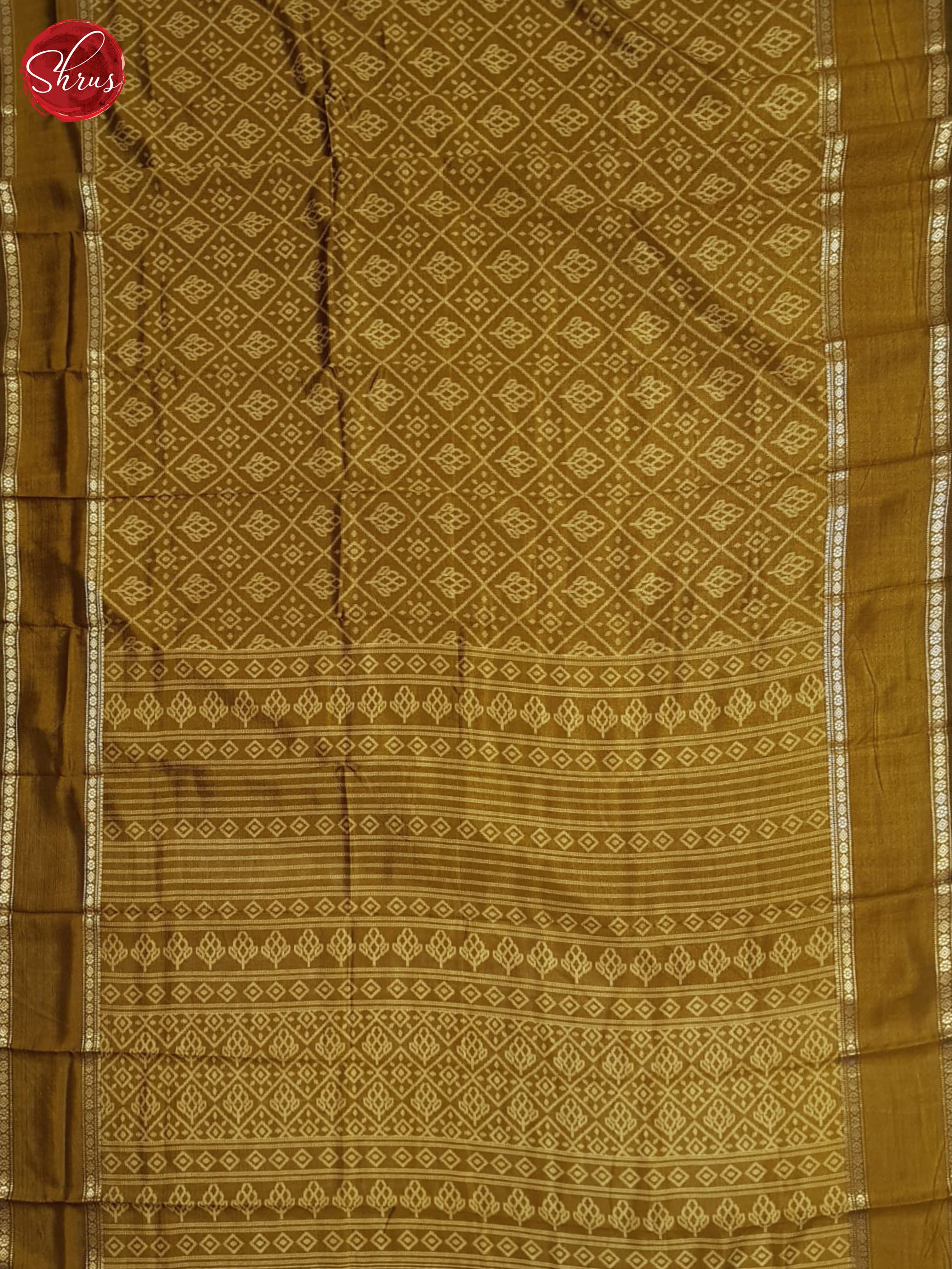 Brown(single tone)-Semi crepe saree - Shop on ShrusEternity.com