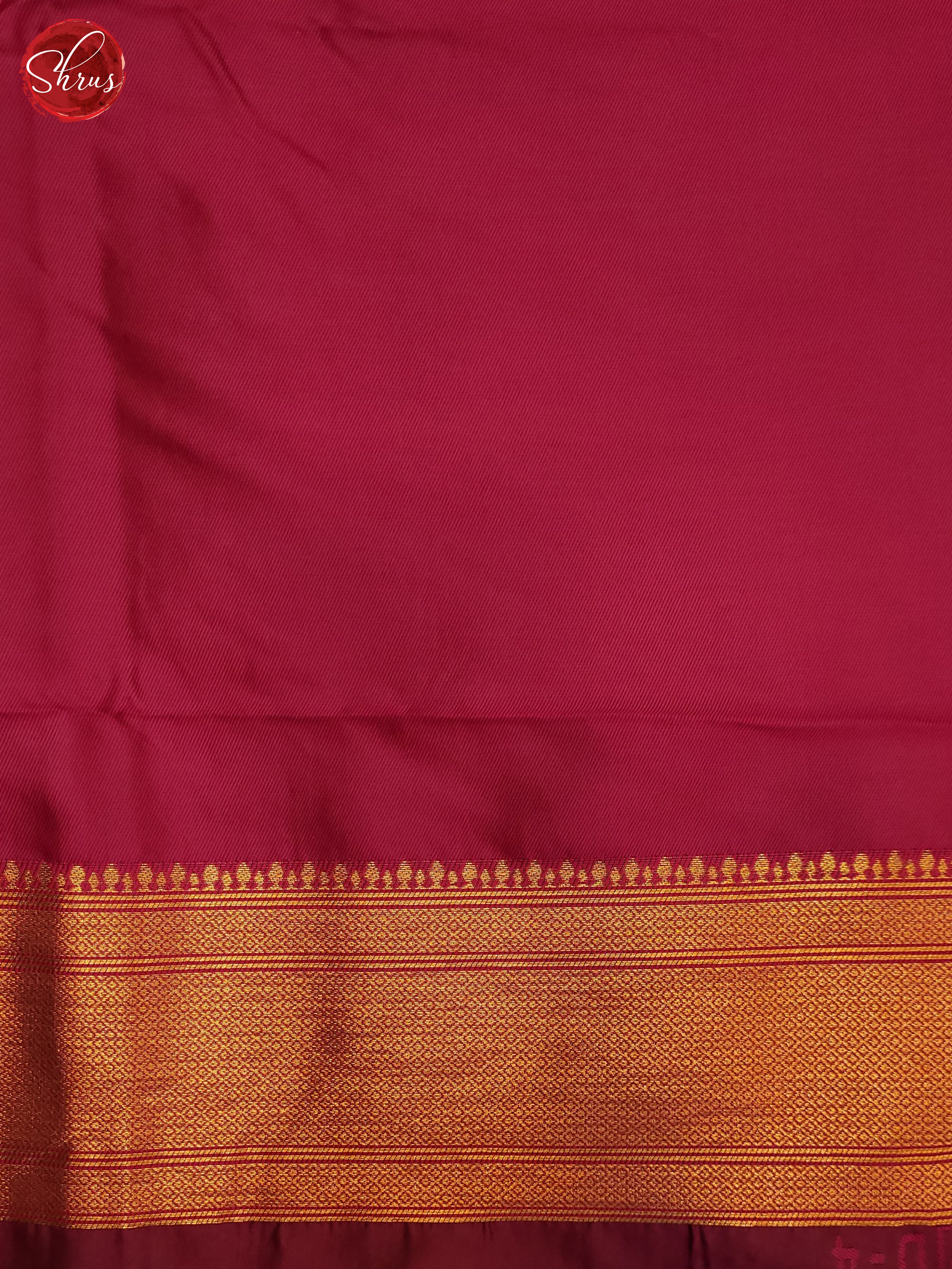 Wine & Red - Semi Paithani Saree - Shop on ShrusEternity.com