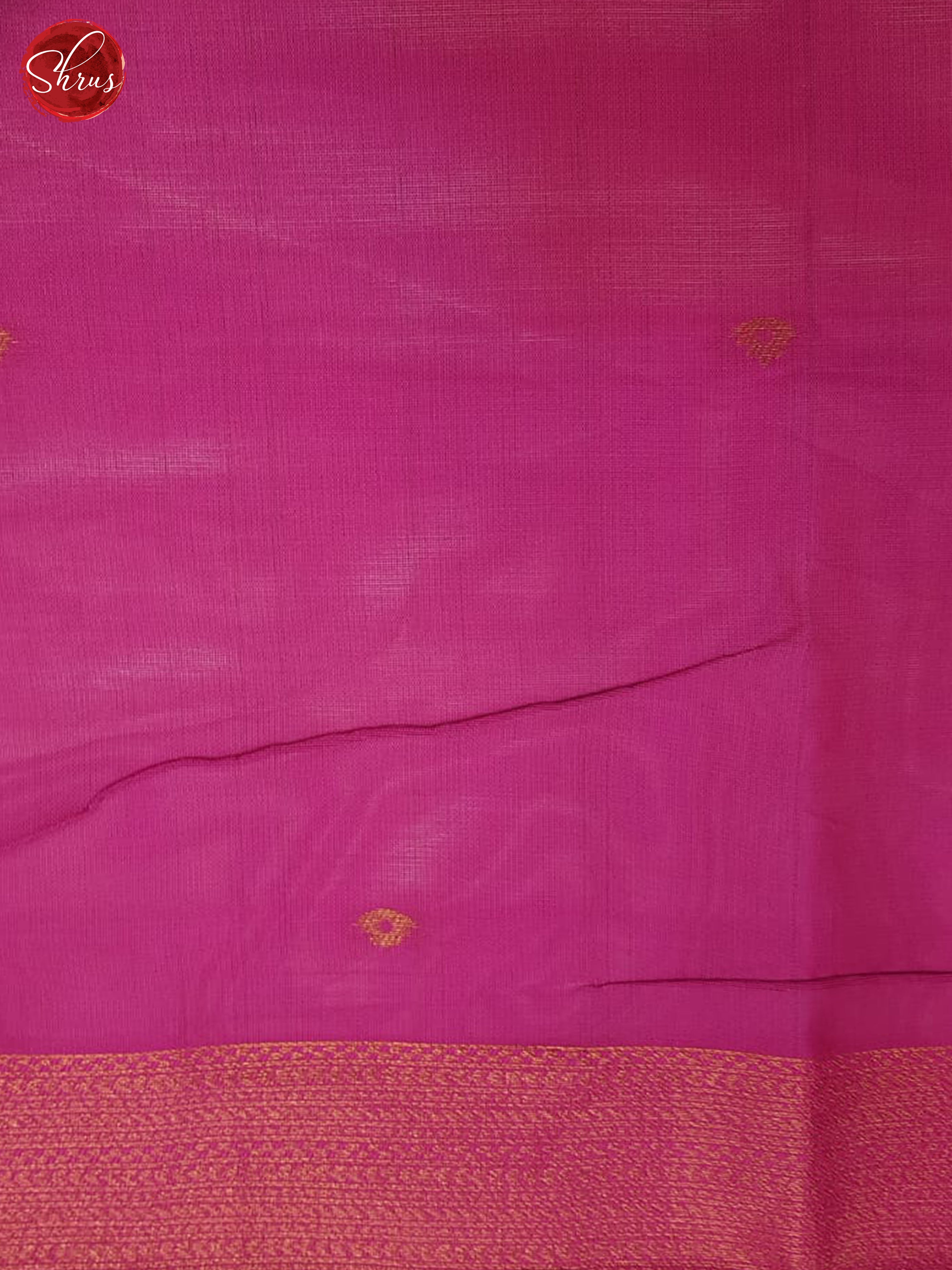 Yellow & Pink- Semi Kanchipuram Saree - Shop on ShrusEternity.com