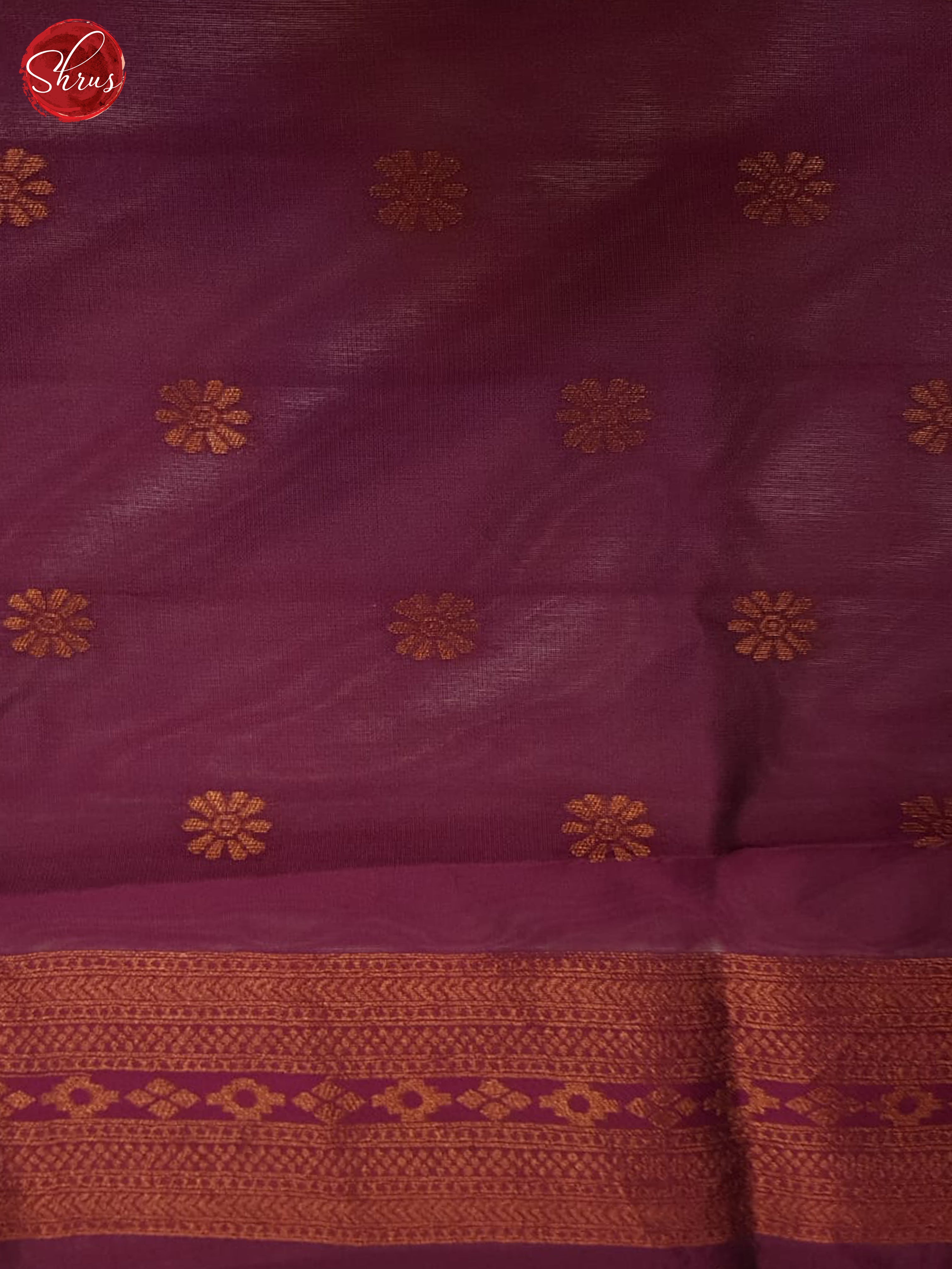 Blue & Maroon- Semi Kanchipuram Saree - Shop on ShrusEternity.com