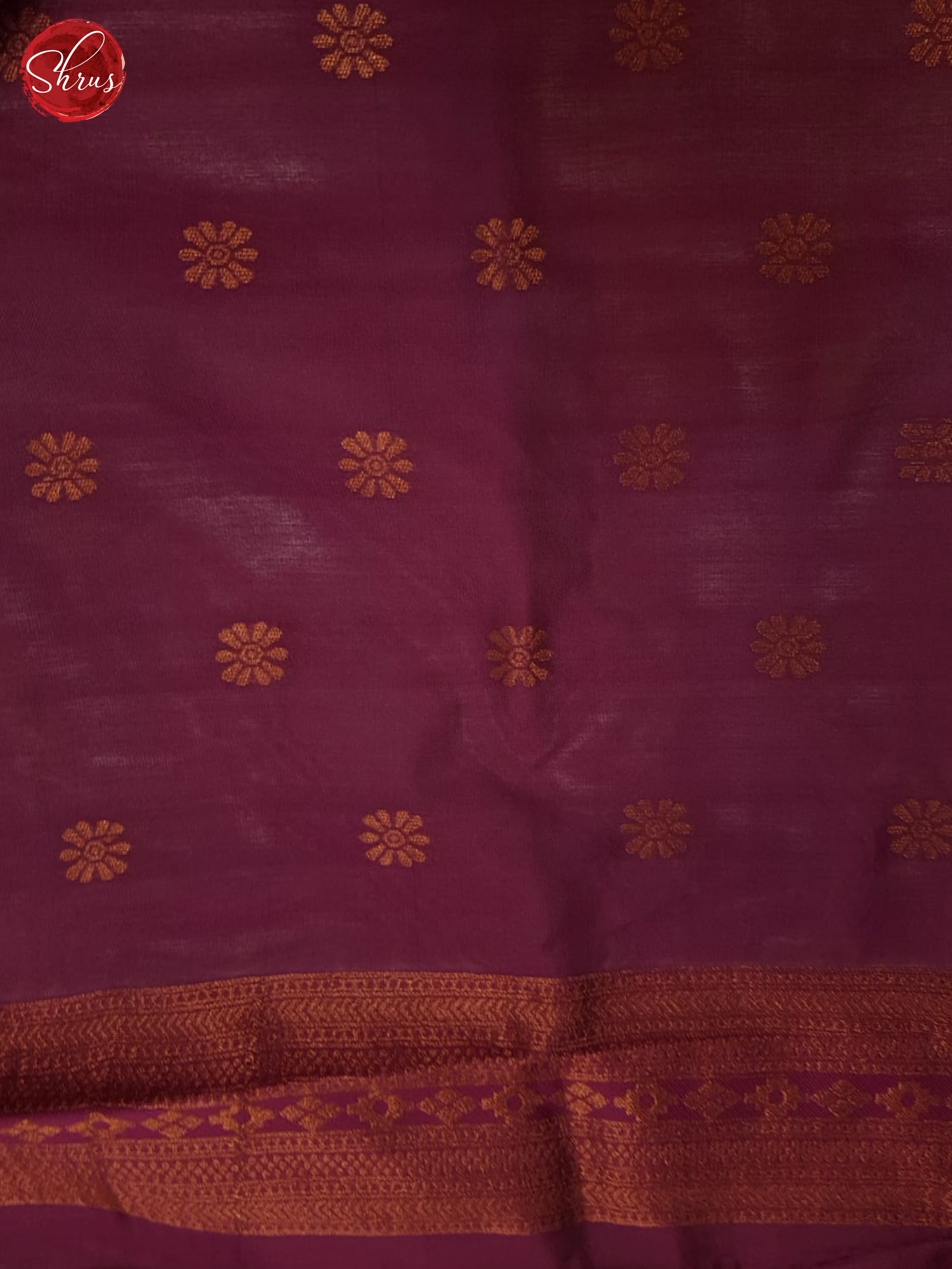 Onion Pink & Maroon - Semi Kanchipuram Saree - Shop on ShrusEternity.com