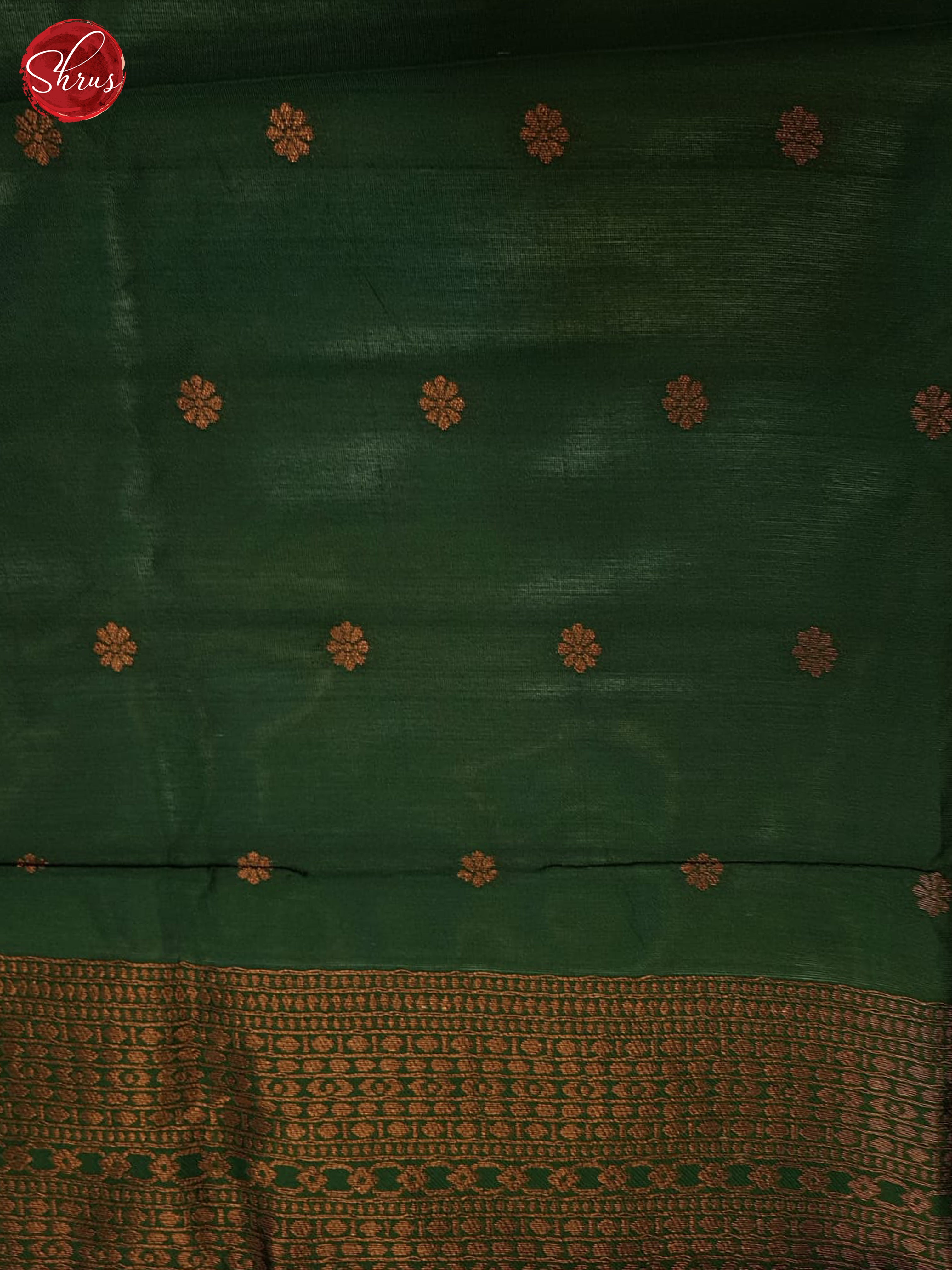 Blue & Green - Semi Kanchipuram Saree - Shop on ShrusEternity.com