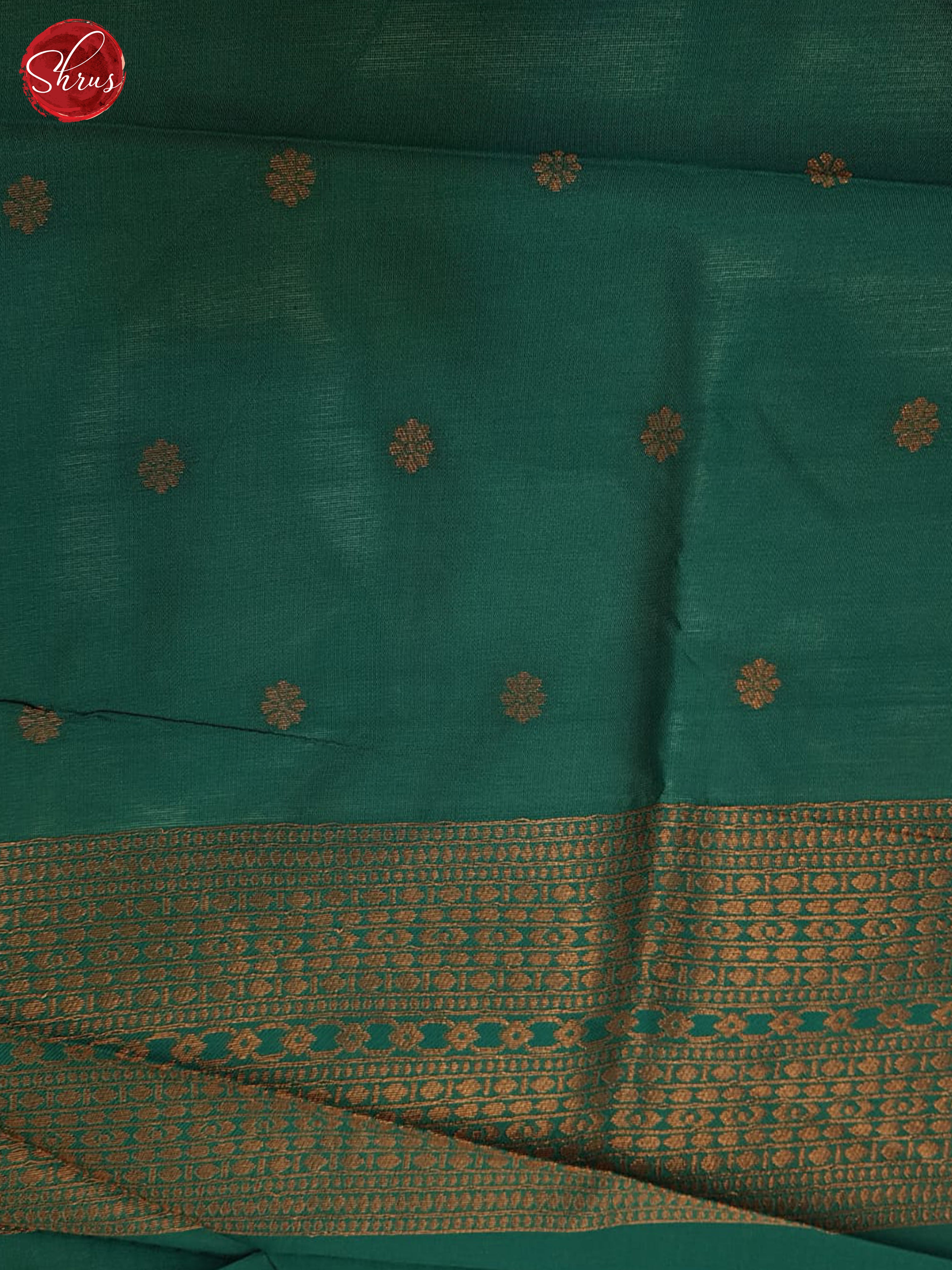 Maroon & Green- Semi Kanchipuram Saree - Shop on ShrusEternity.com