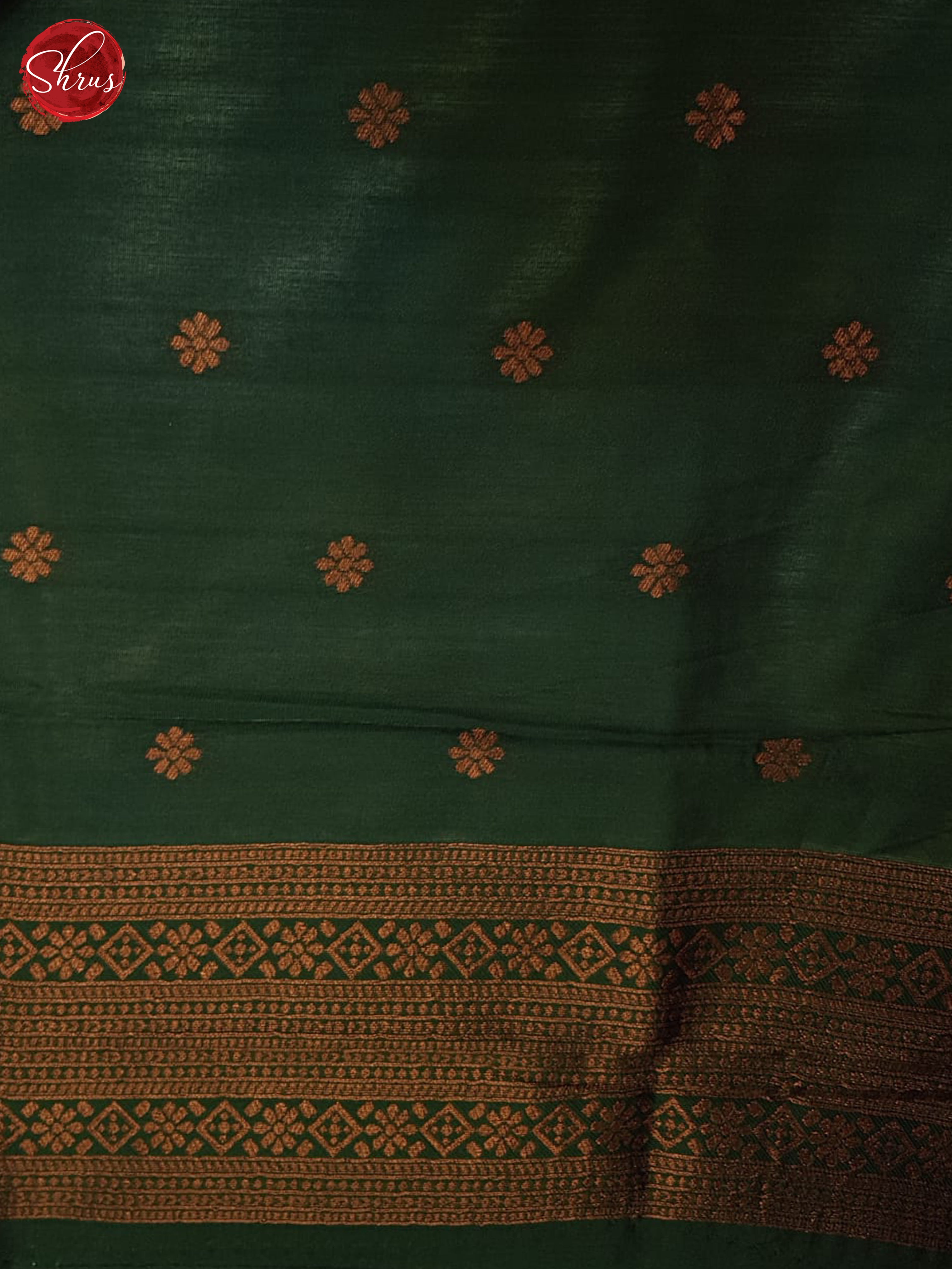 Blue & Green - Semi Kanchipuram Saree - Shop on ShrusEternity.com