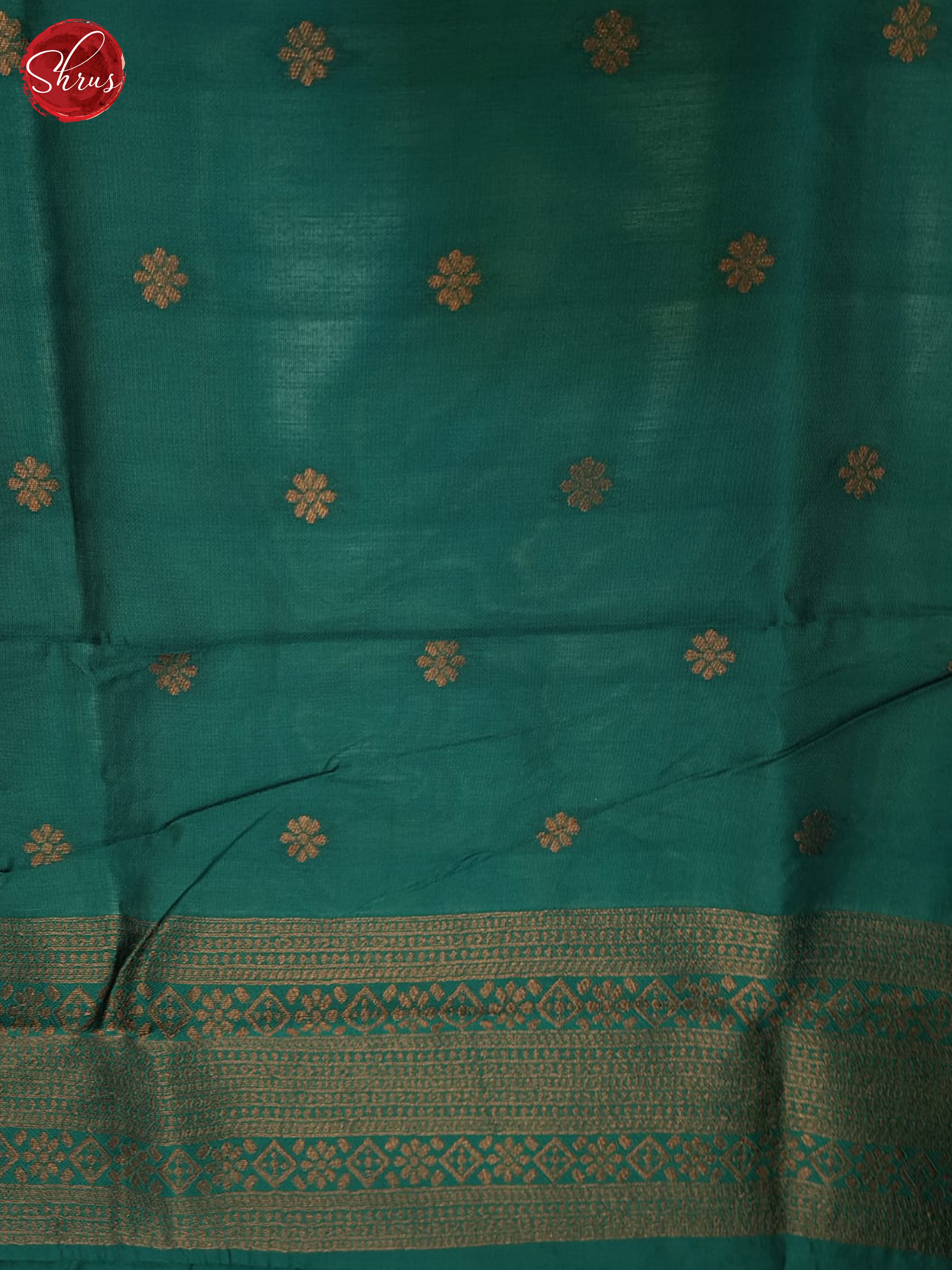 Maroon & Green - Semi Kanchipuram Saree - Shop on ShrusEternity.com