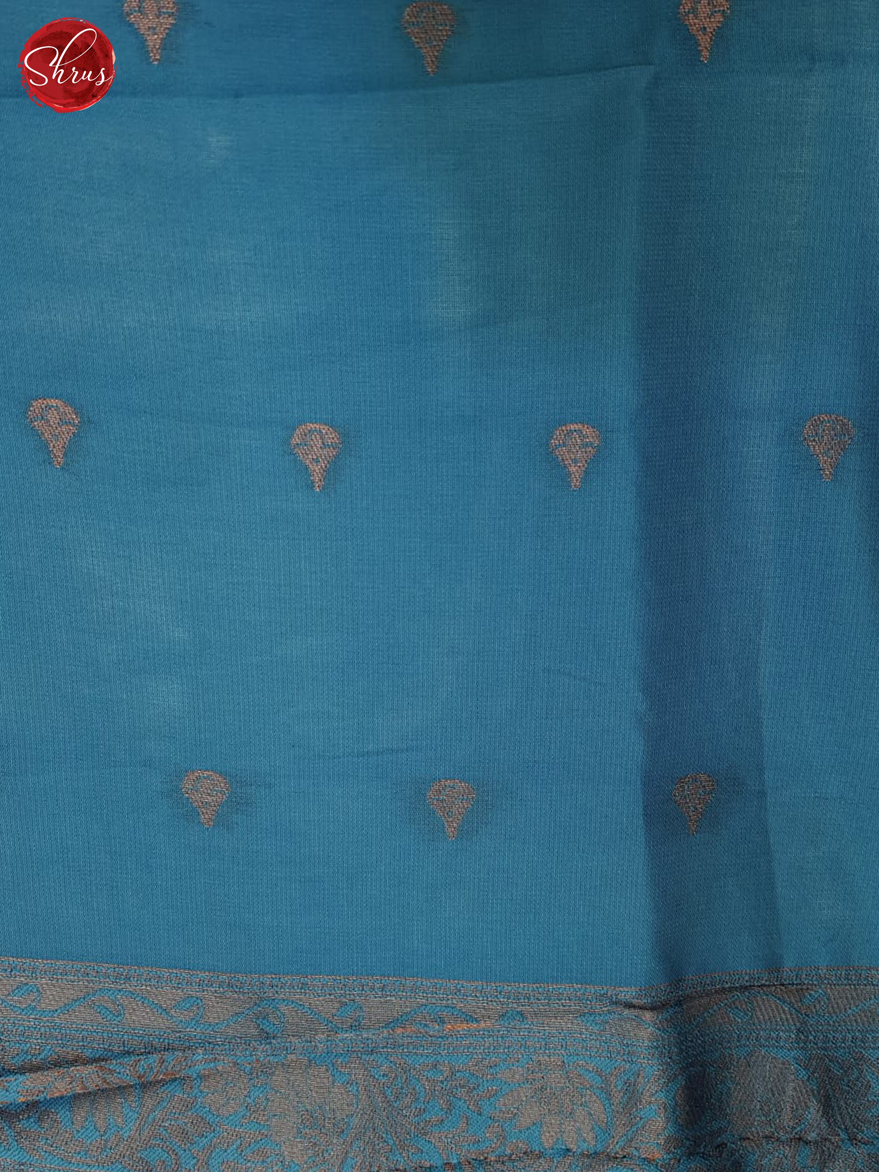 Green & Blue - Semi Kanchipuram Saree - Shop on ShrusEternity.com