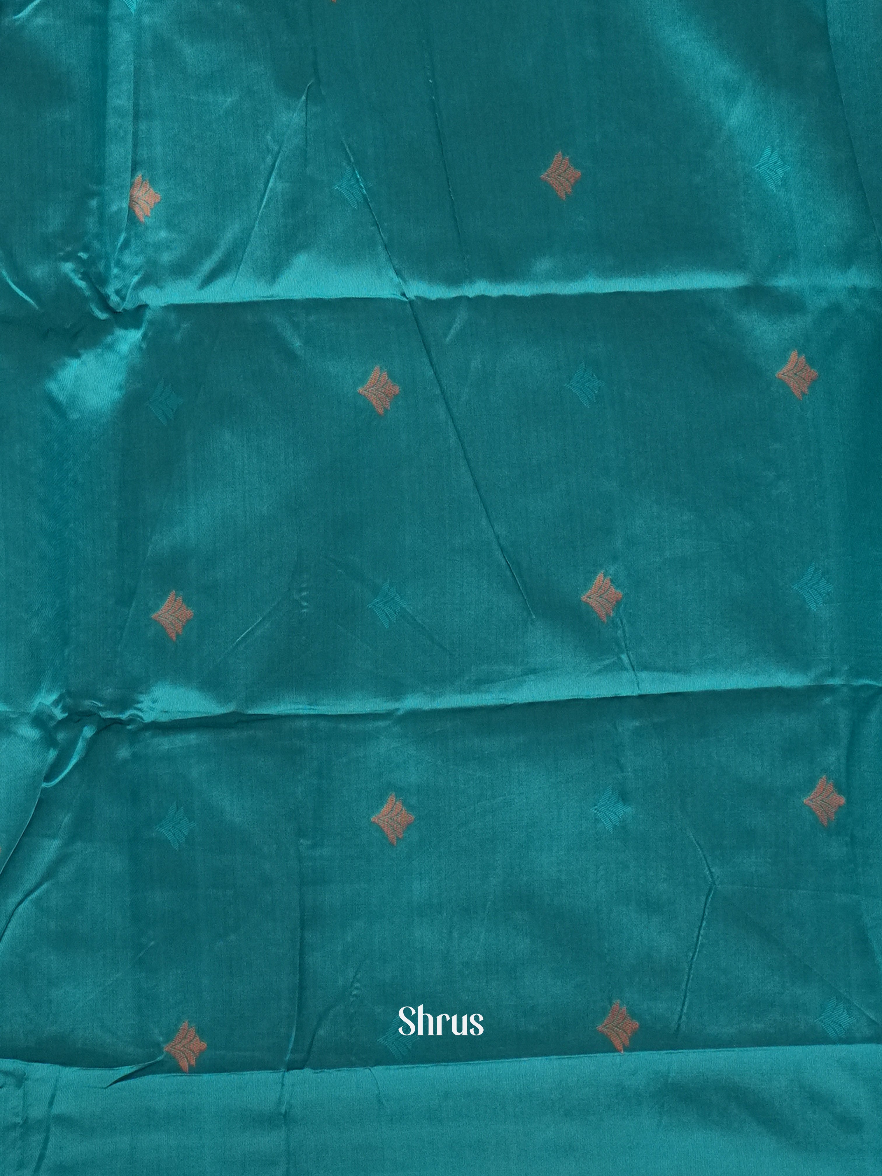 Blue And Green - semi Soft Silk Saree