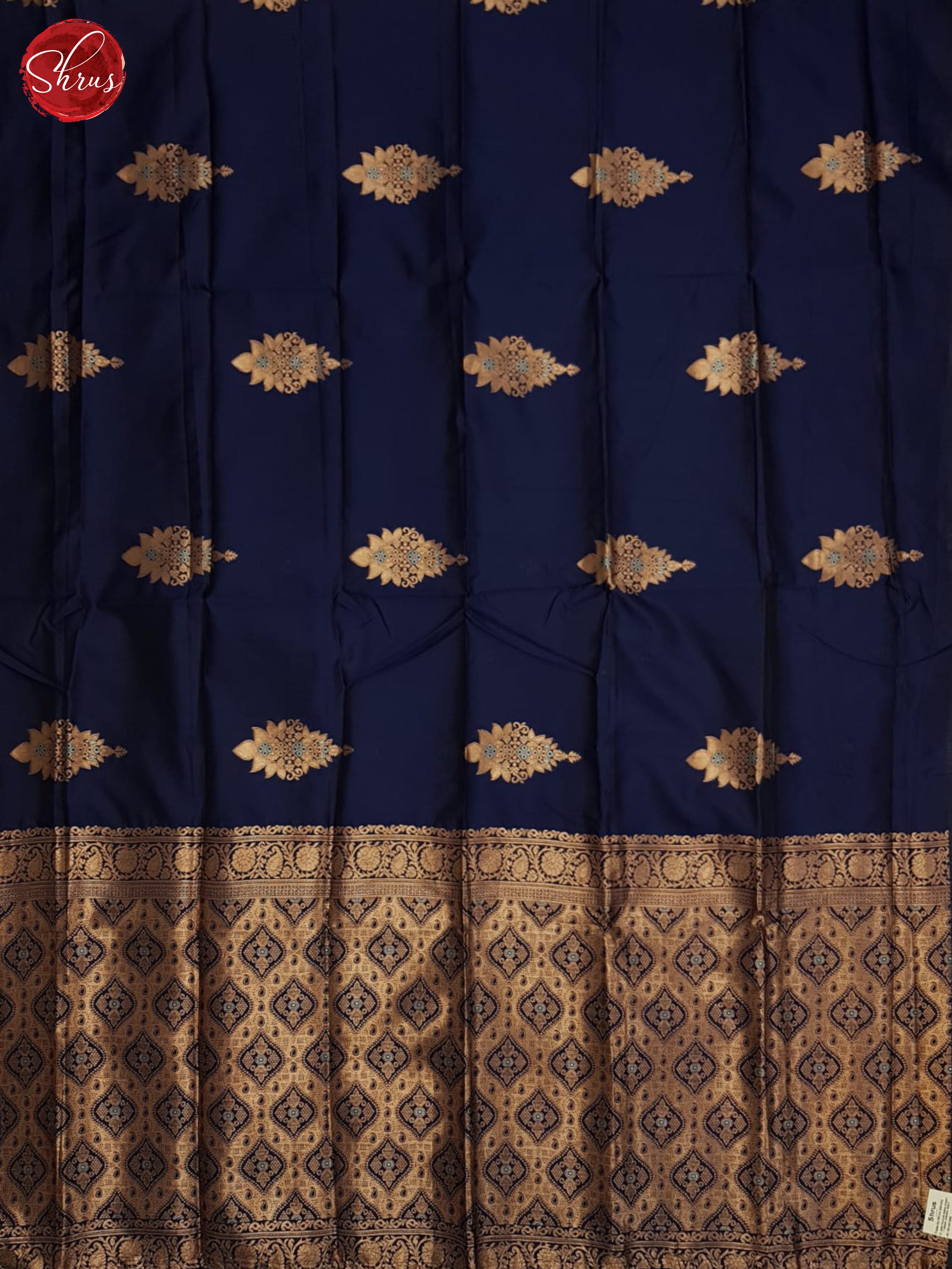 Blue(Single tone)-Semi soft silk saree - Shop on ShrusEternity.com
