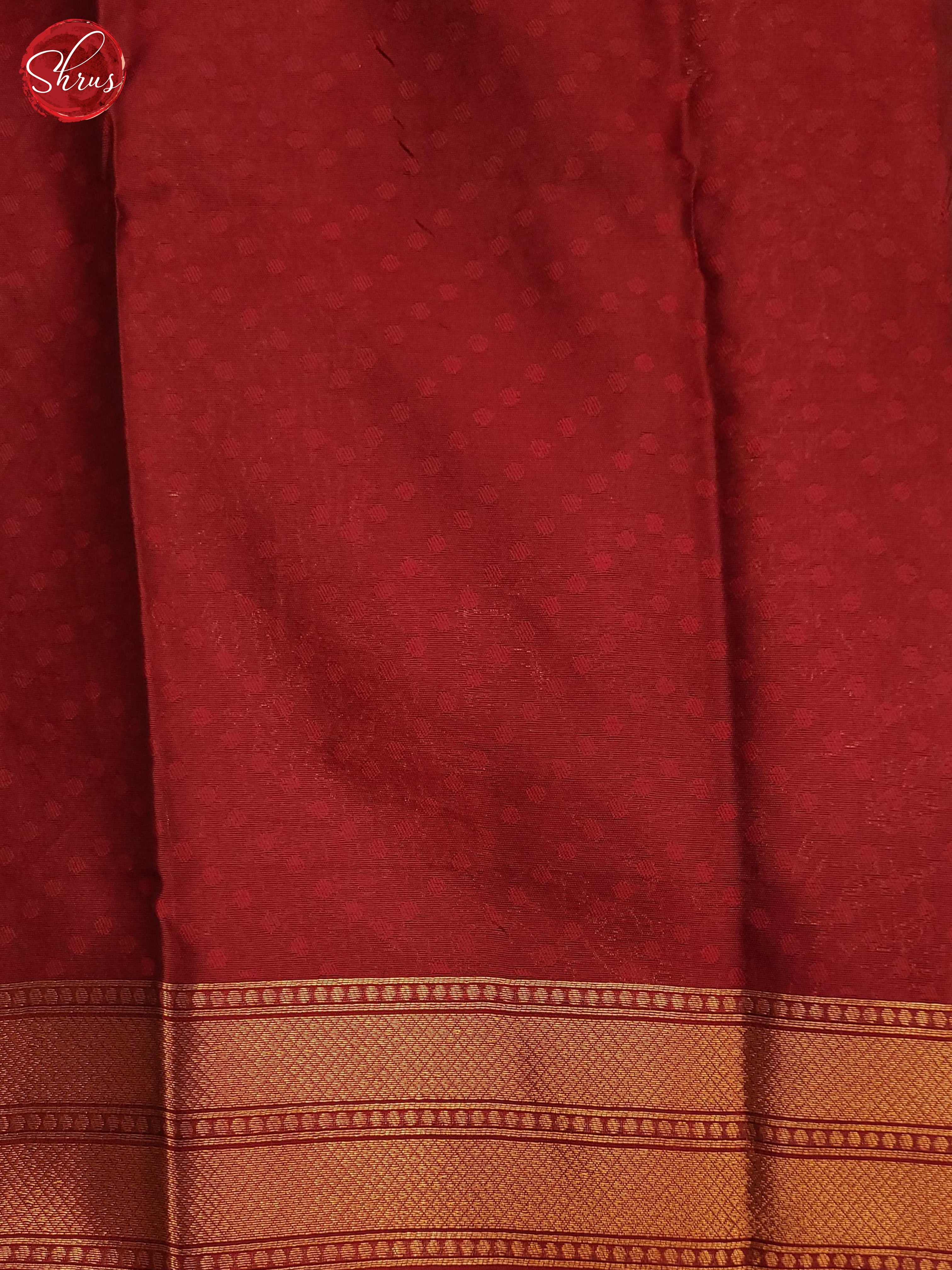 Bottle Green& Red- Semi Softsilk Saree - Shop on ShrusEternity.com