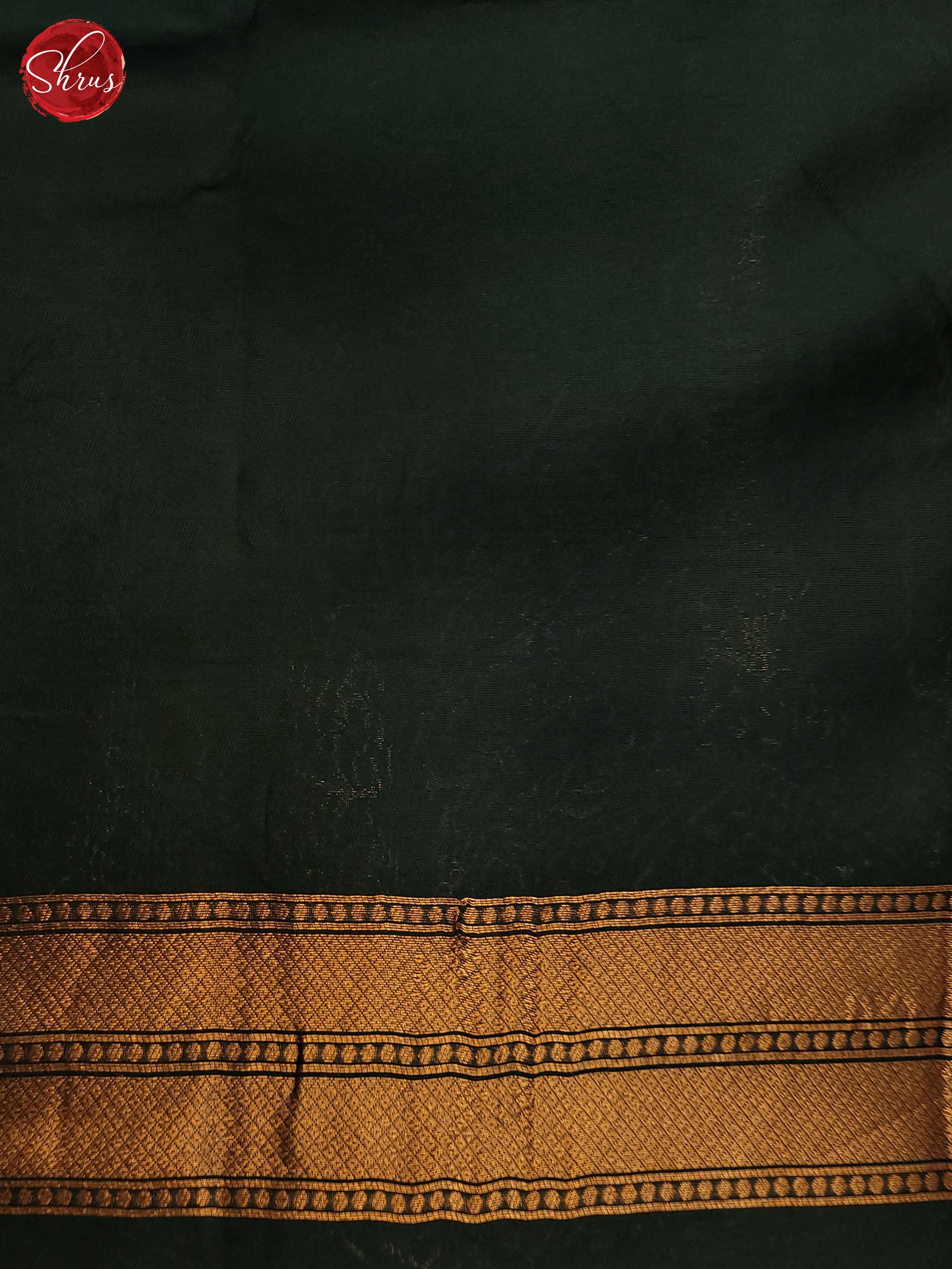 Wine & Green - Semi Softsilk Saree - Shop on ShrusEternity.com